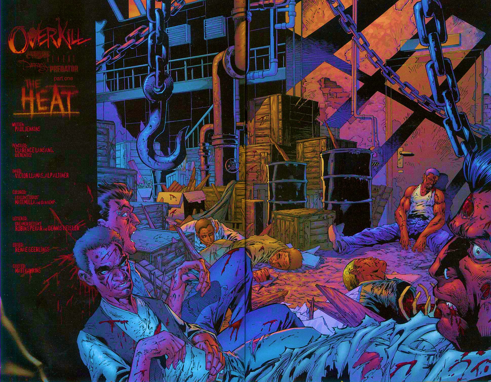 Read online Overkill: Witchblade/Aliens/Darkness/Predator comic -  Issue #1 - 12