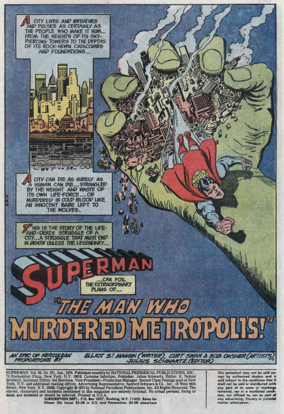 Read online Superman (1939) comic -  Issue #271 - 2