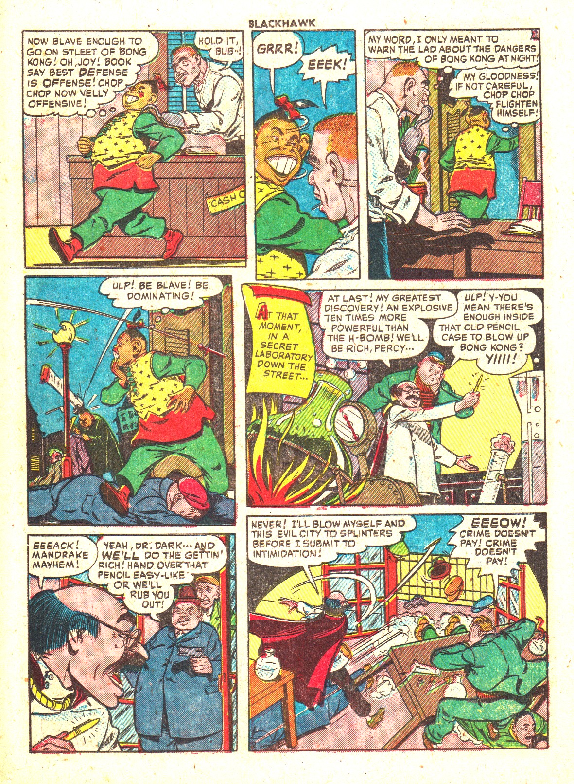 Read online Blackhawk (1957) comic -  Issue #35 - 36