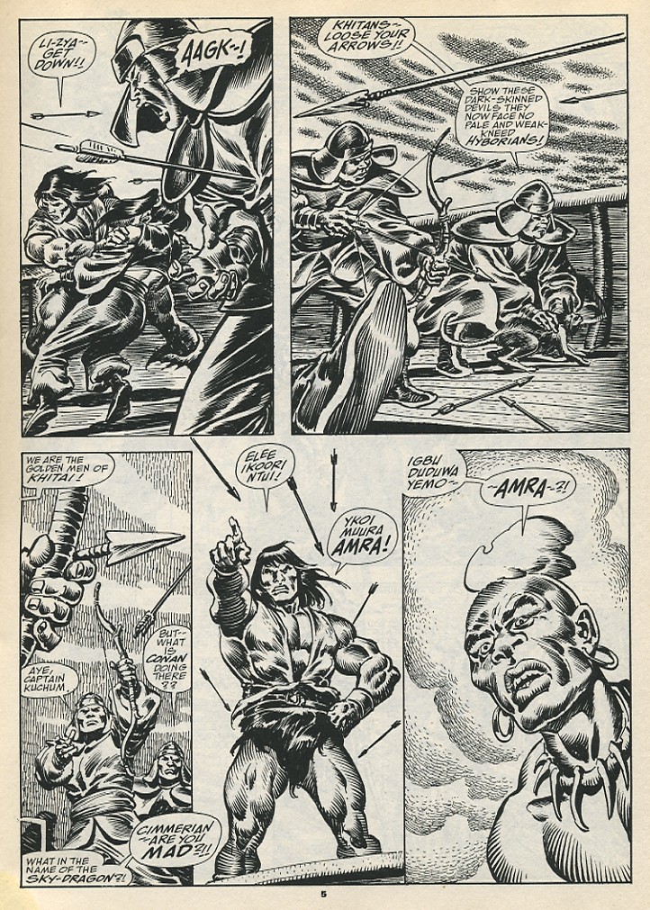 Read online The Savage Sword Of Conan comic -  Issue #192 - 7