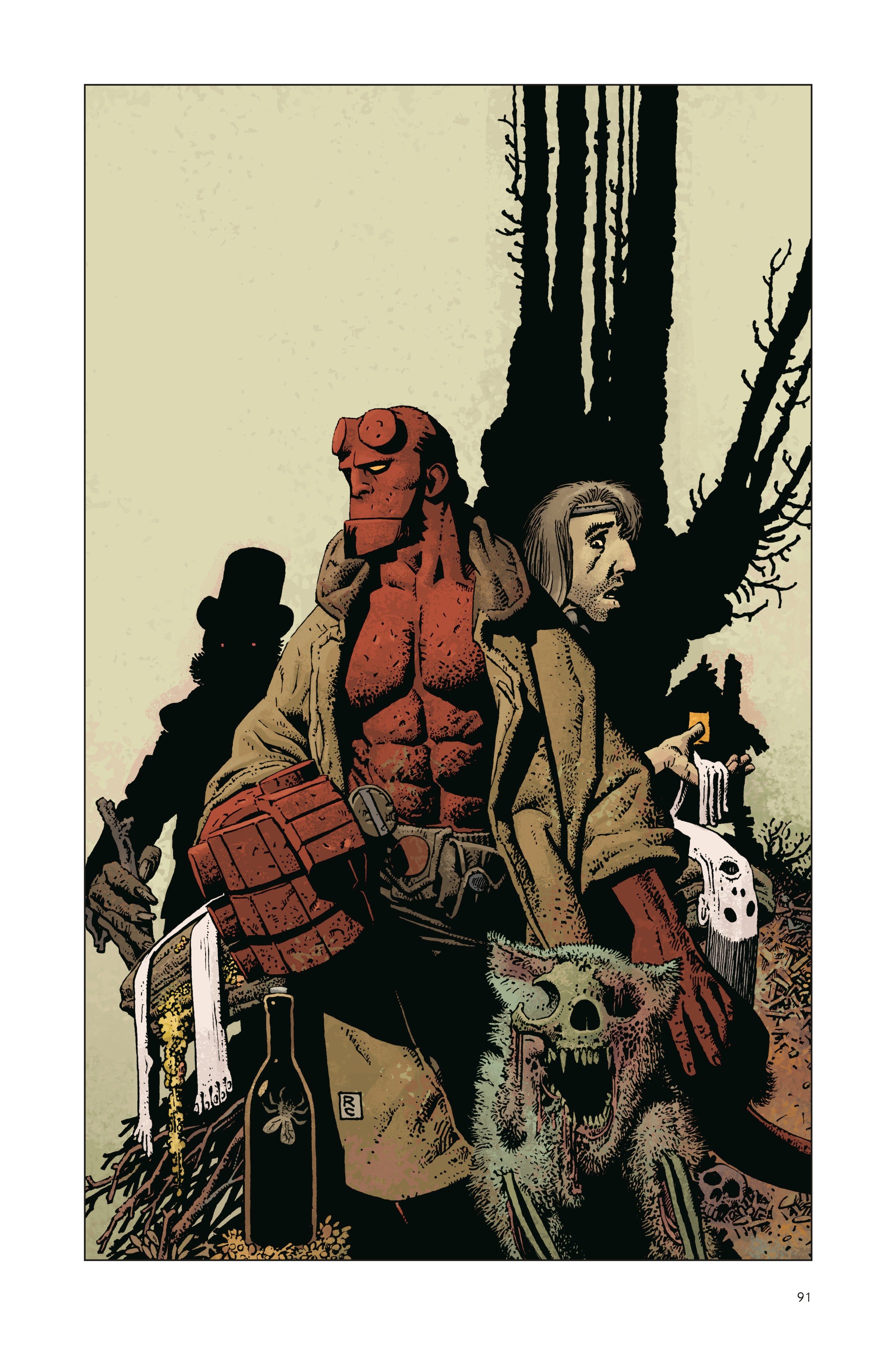 Read online Hellboy: 25 Years of Covers comic -  Issue # TPB (Part 1) - 93