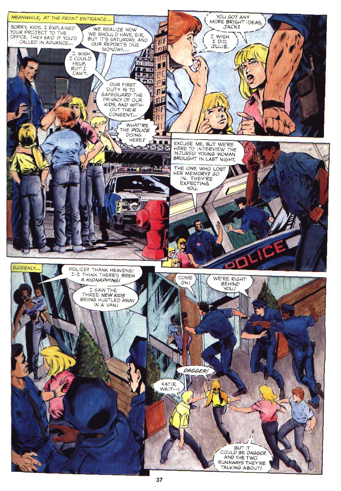 Read online Marvel Graphic Novel comic -  Issue #56 - Cloak & Dagger and Power Pack - 38