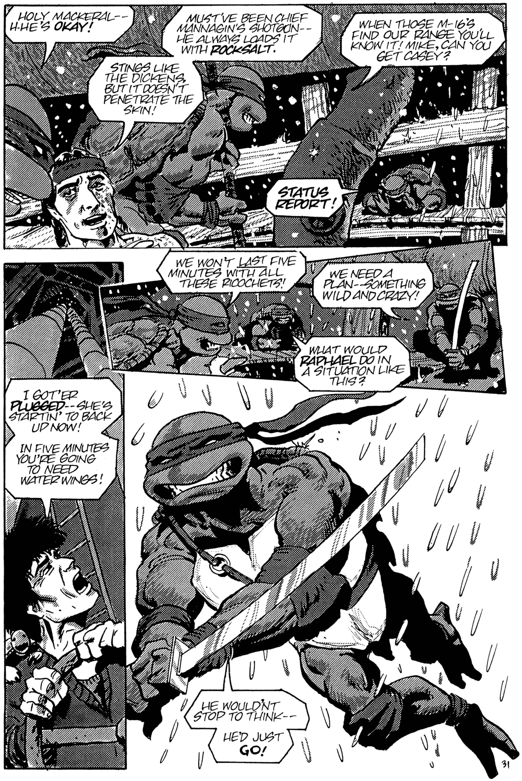 Read online Teenage Mutant Ninja Turtles (1984) comic -  Issue #25 - 33