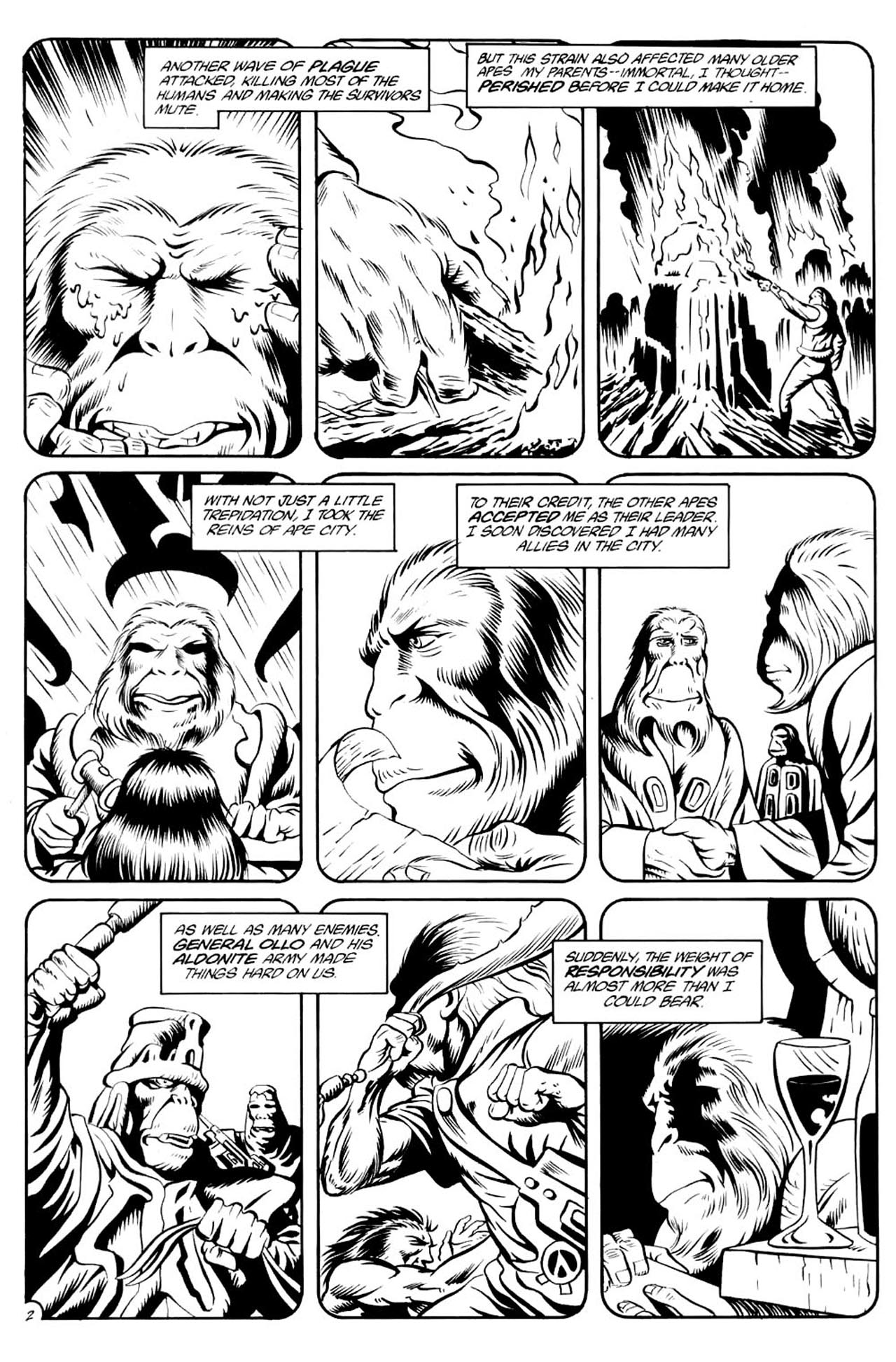 Read online Planet of the Apes (1990) comic -  Issue #5 - 4