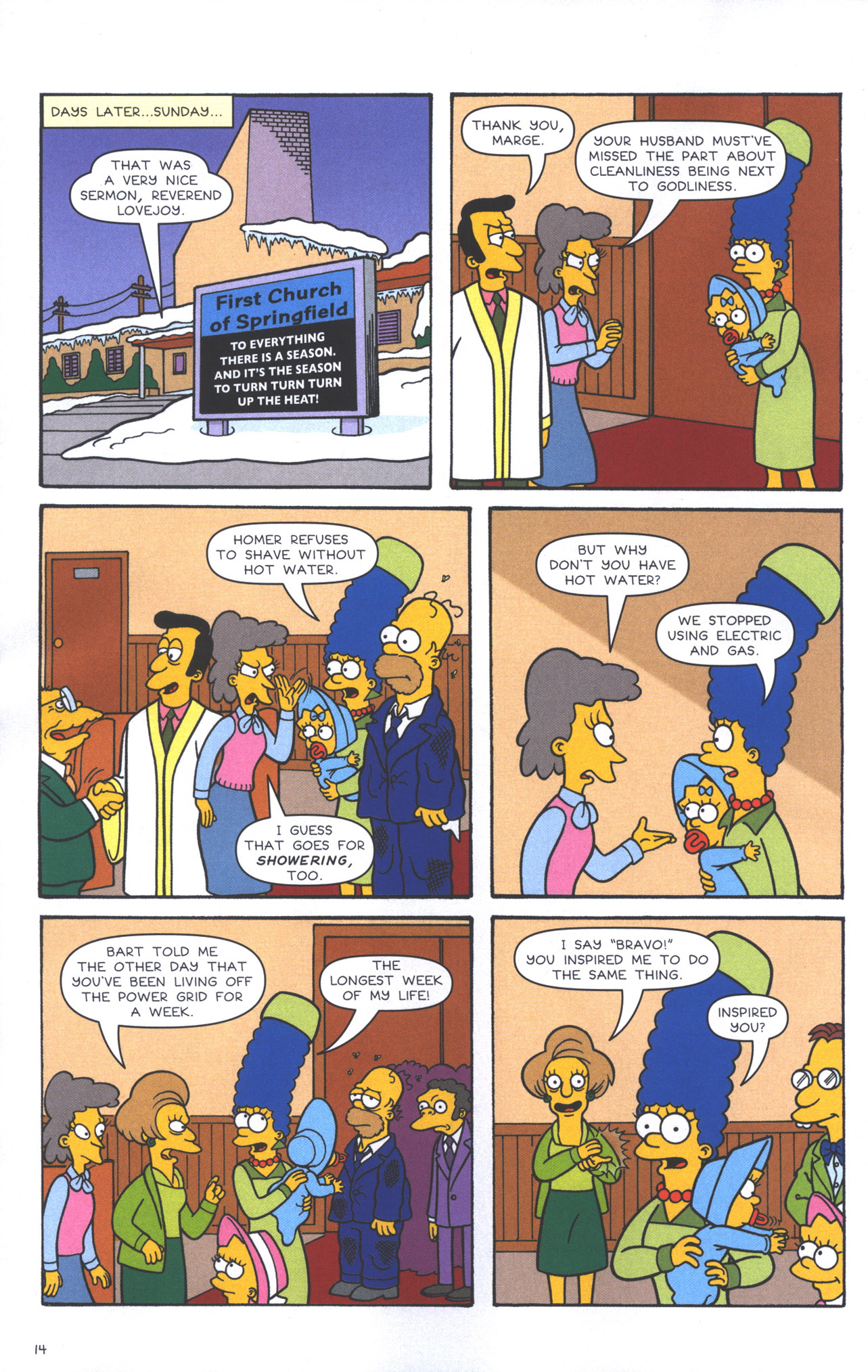 Read online The Simpsons Winter Wingding comic -  Issue #4 - 16