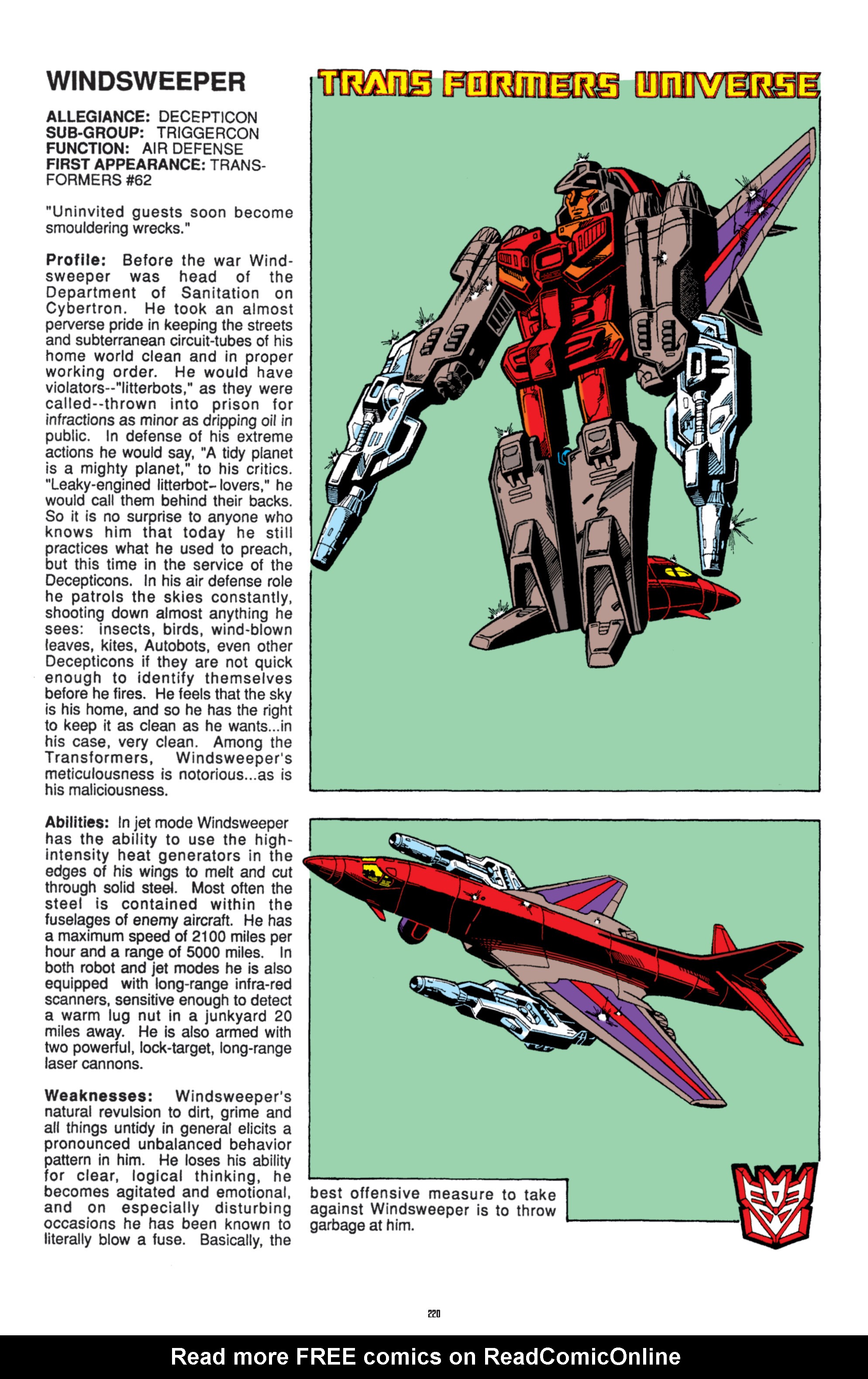 Read online The Transformers Classics comic -  Issue # TPB 8 - 217