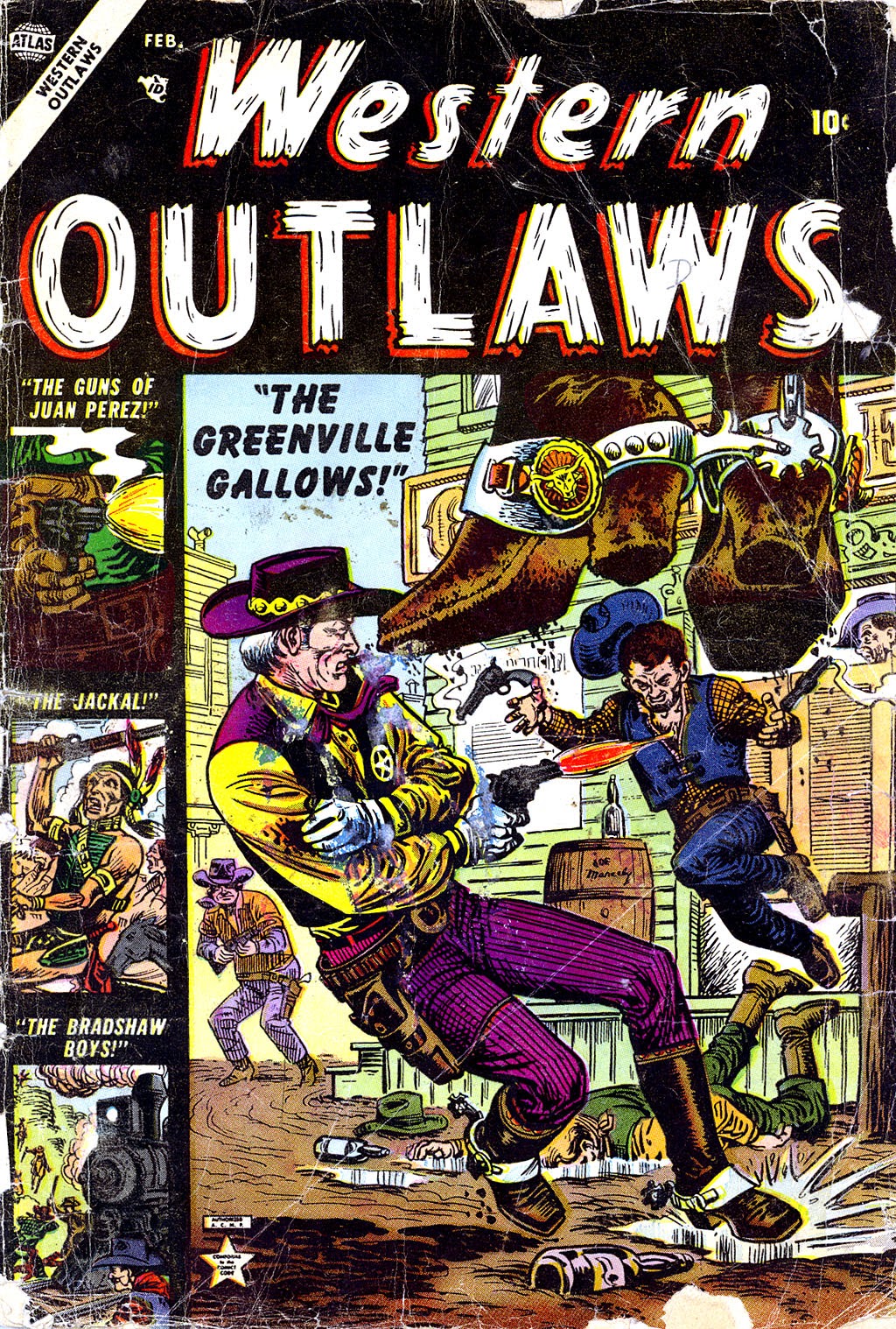 Read online Western Outlaws (1954) comic -  Issue #1 - 1