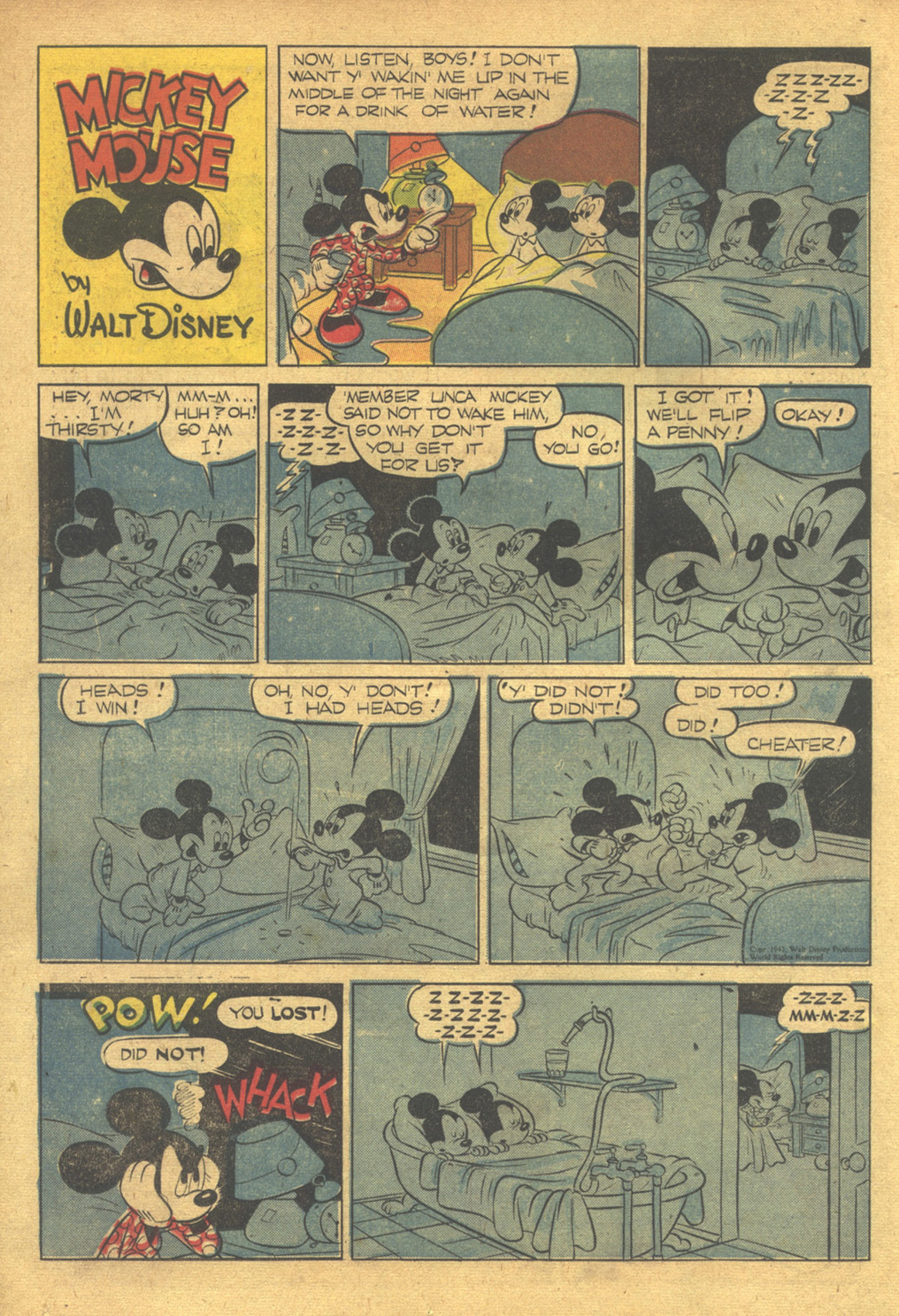 Read online Walt Disney's Comics and Stories comic -  Issue #44 - 36