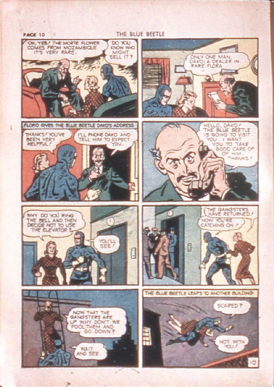 Read online The Blue Beetle comic -  Issue #7 - 12