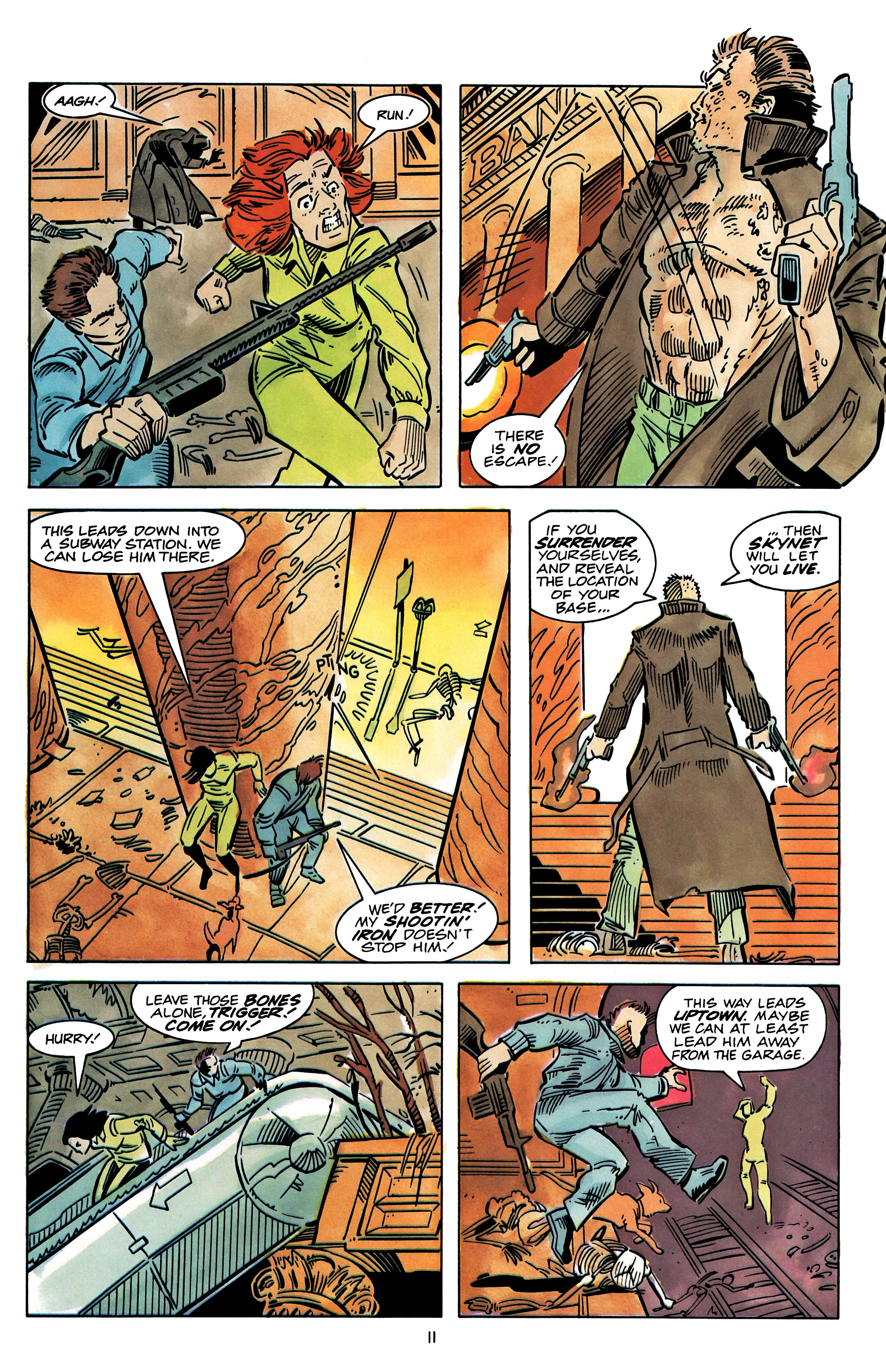 Read online The Terminator (1988) comic -  Issue #7 - 13