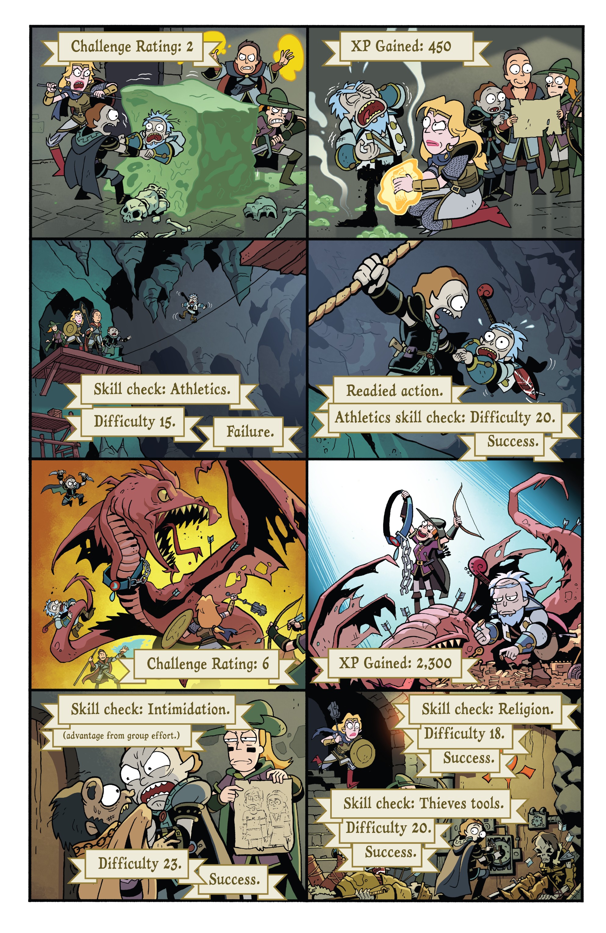Read online Rick and Morty vs Dungeons & Dragons comic -  Issue #4 - 16