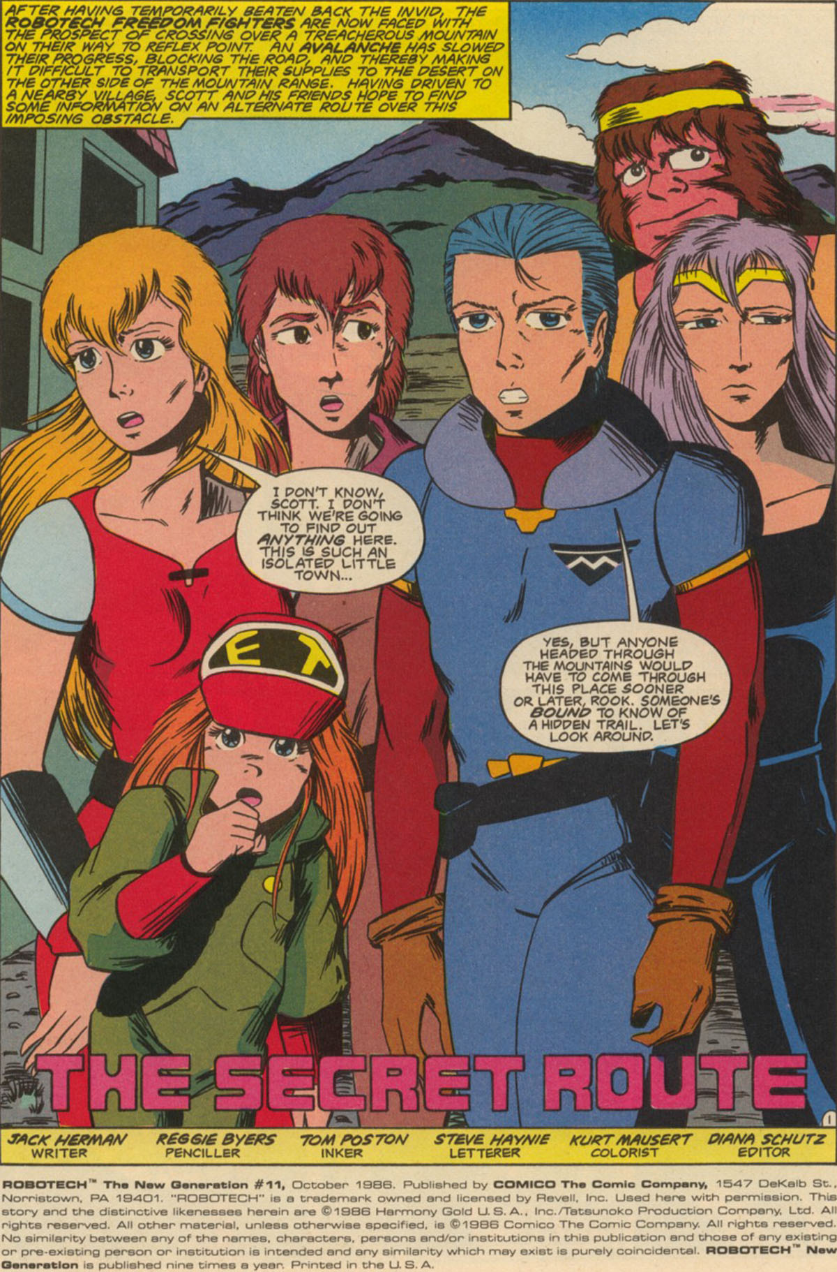 Read online Robotech The New Generation comic -  Issue #11 - 3