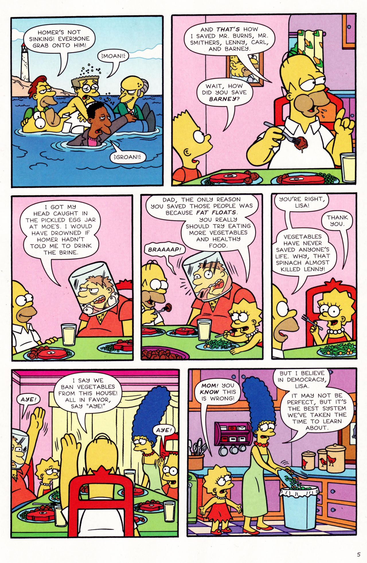 Read online Simpsons Comics comic -  Issue #134 - 6
