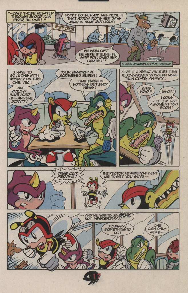 Read online Knuckles the Echidna comic -  Issue #10 - 25