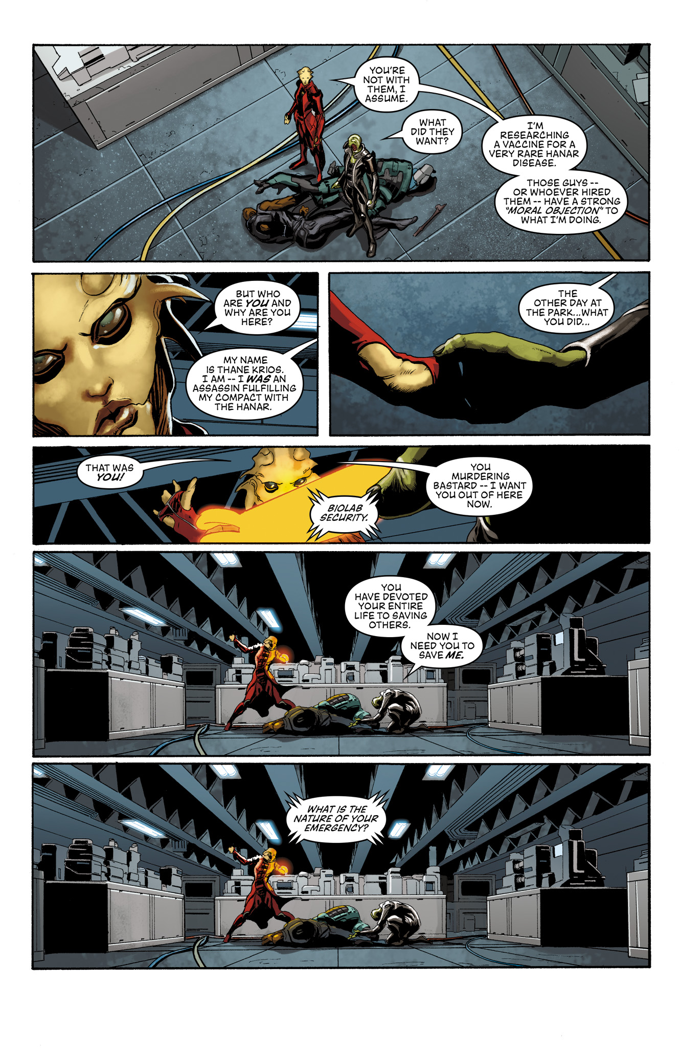 Read online Mass Effect: Foundation comic -  Issue #12 - 12