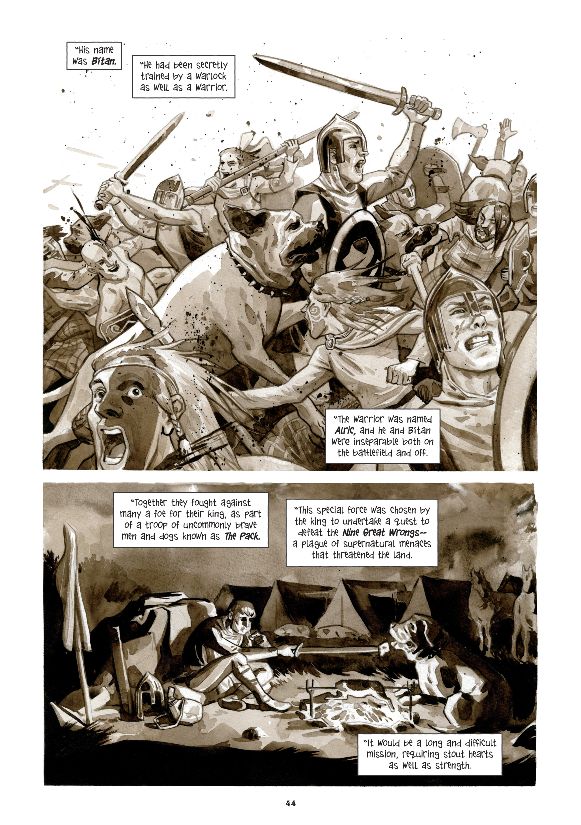 Read online Beasts of Burden: Neighborhood Watch (2019) comic -  Issue # TPB (Part 1) - 46