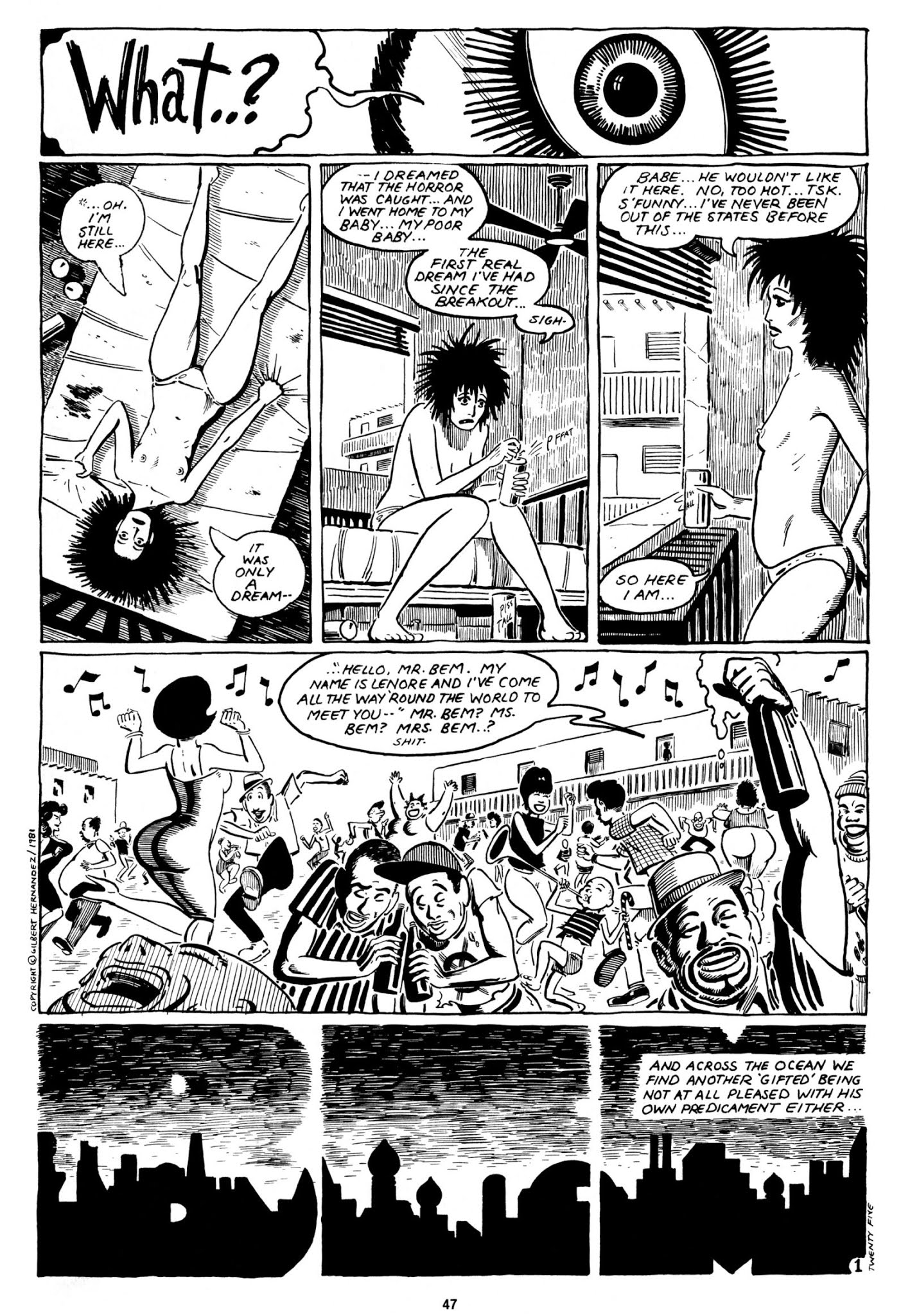 Read online Love and Rockets (1982) comic -  Issue #1 - 47