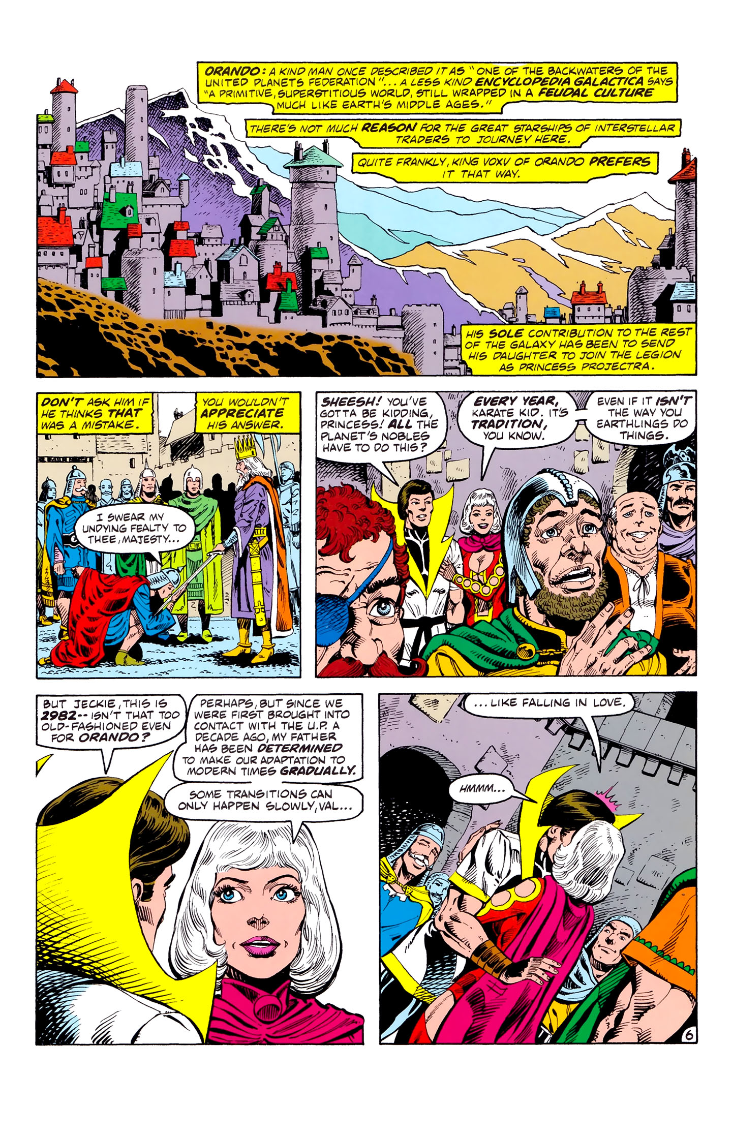 Read online Legion of Super-Heroes (1980) comic -  Issue #285 - 7