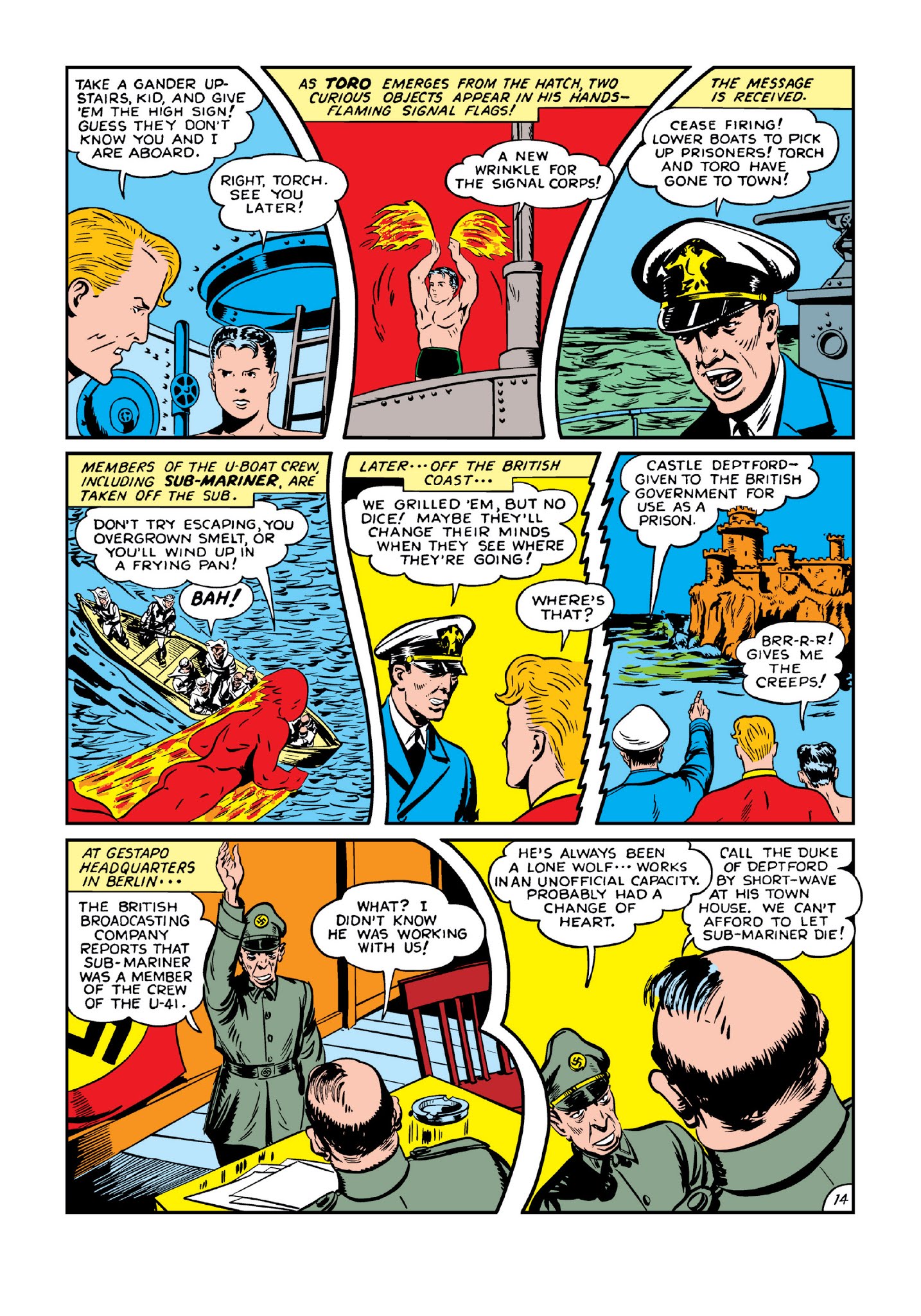 Read online Marvel Masterworks: Golden Age Human Torch comic -  Issue # TPB 3 (Part 1) - 90