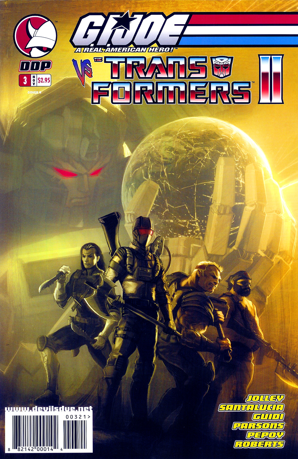 Read online G.I. Joe vs. The Transformers II comic -  Issue #3 - 1