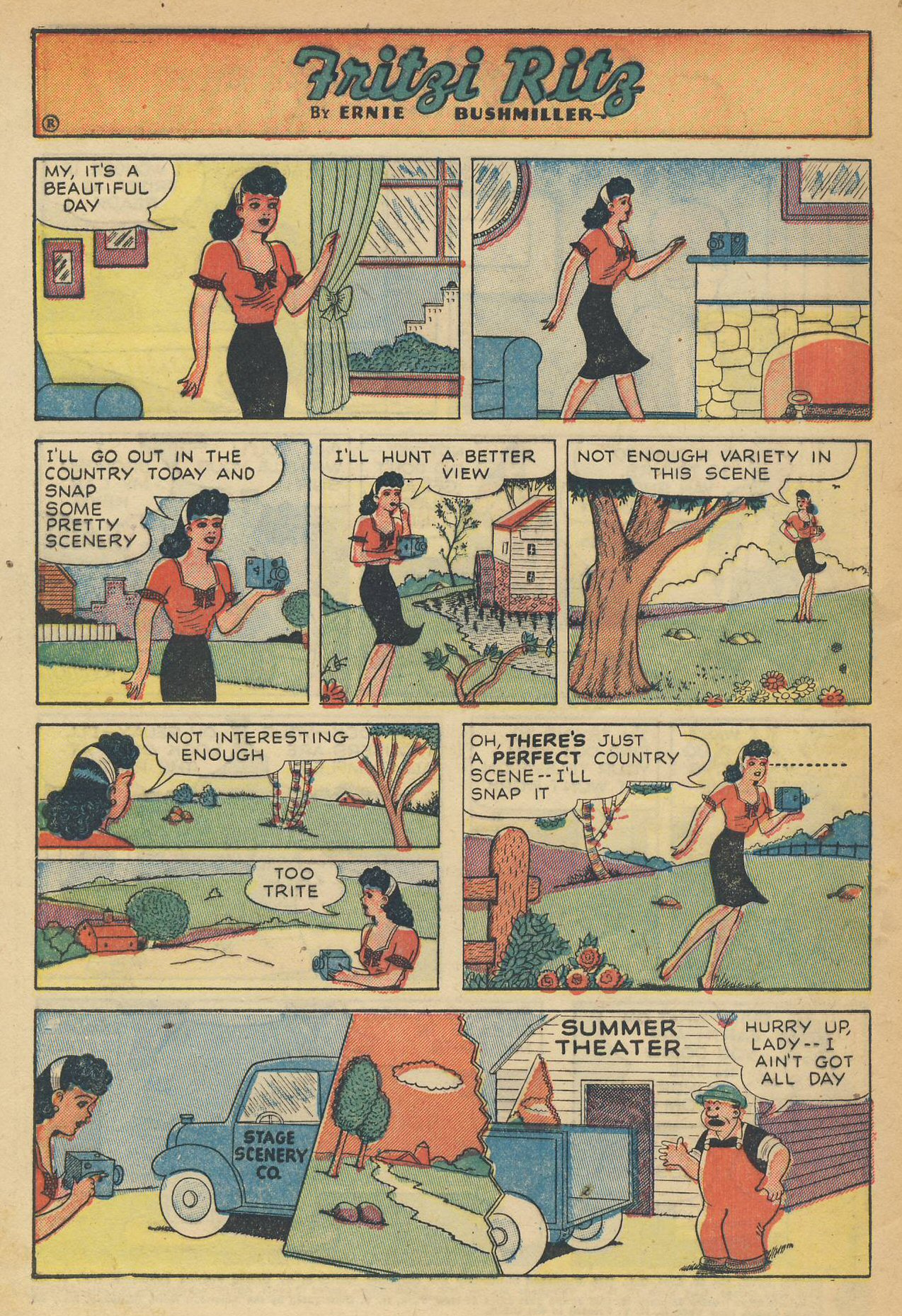 Read online Fritzi Ritz (1953) comic -  Issue #36 - 4
