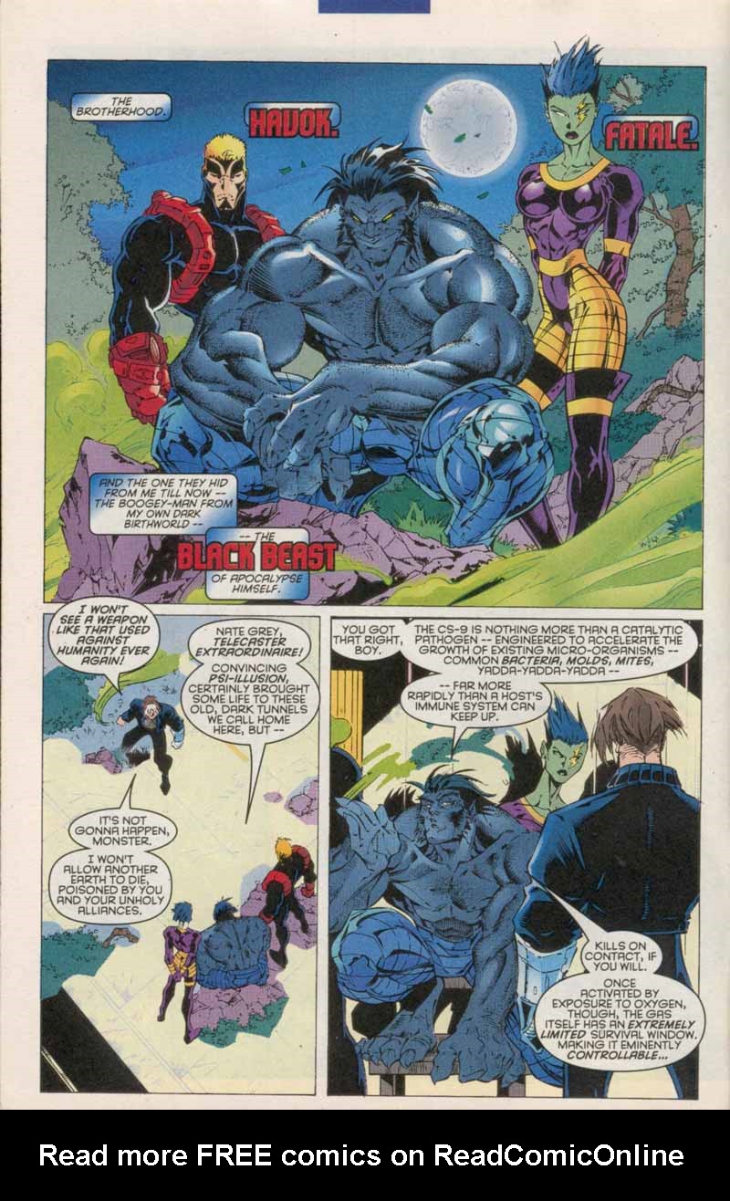 Read online X-Man comic -  Issue #28 - 4