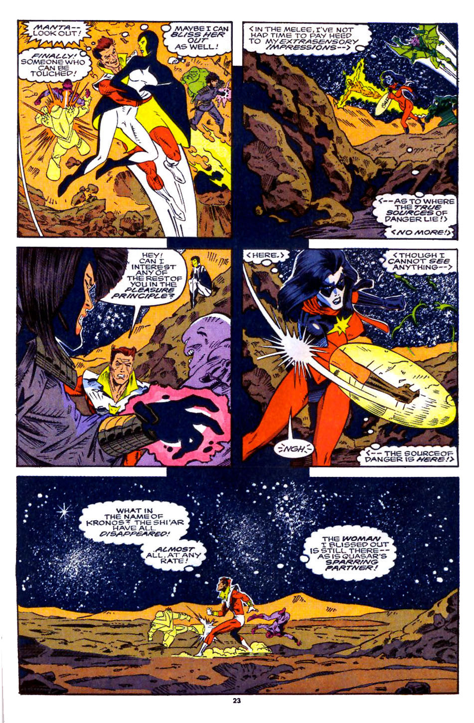 Read online Quasar comic -  Issue #32 - 18