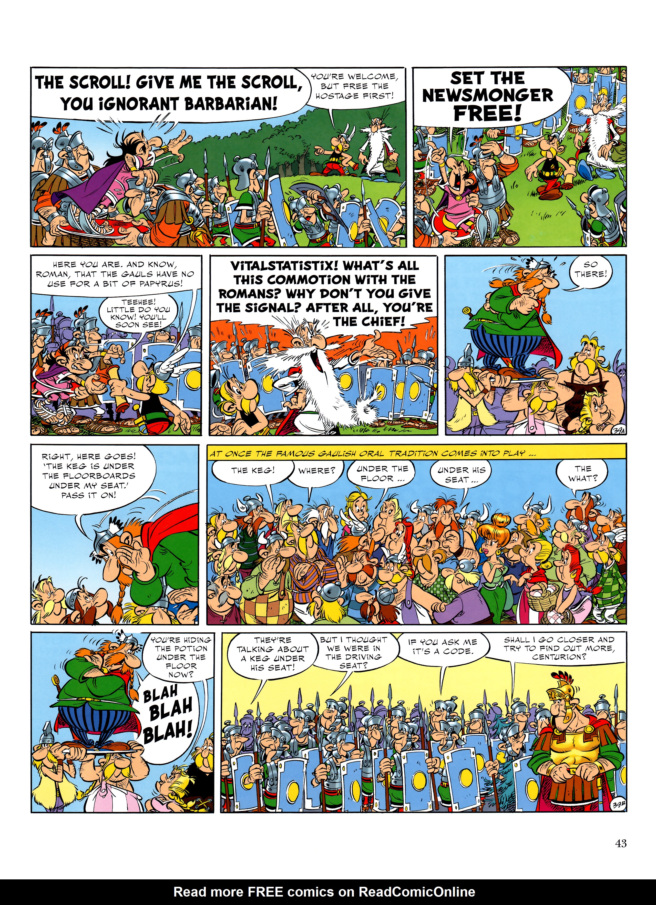 Read online Asterix comic -  Issue #36 - 44