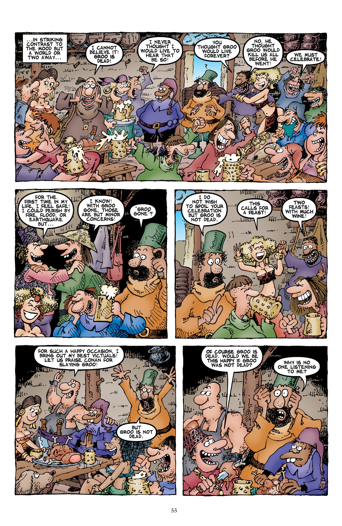 Read online Groo vs. Conan comic -  Issue # TPB - 57