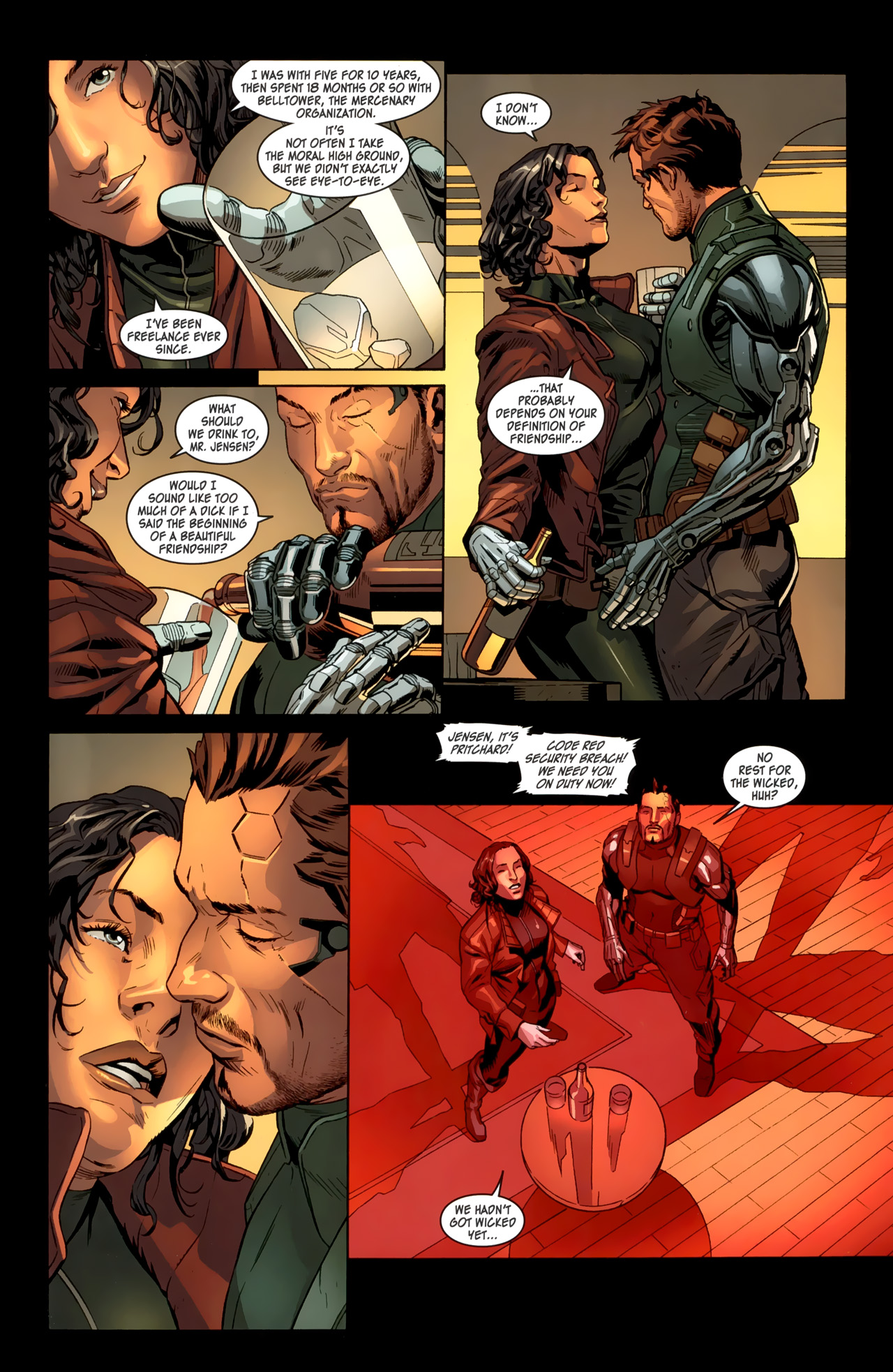 Read online Deus Ex comic -  Issue #4 - 7