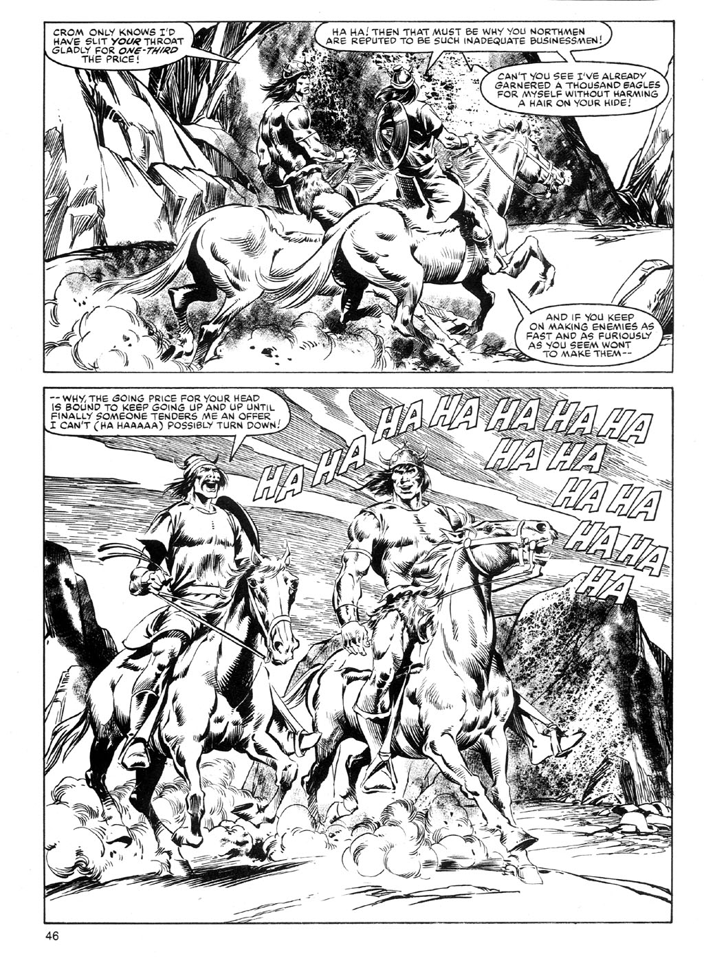Read online The Savage Sword Of Conan comic -  Issue #91 - 45