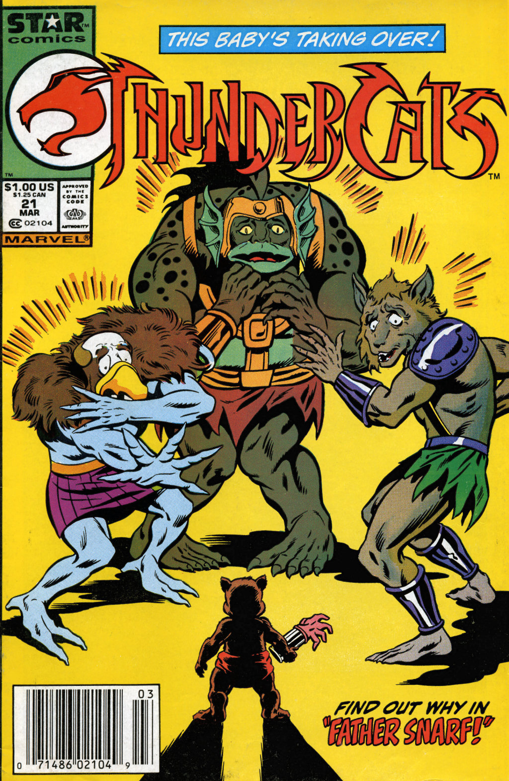 Read online ThunderCats (1985) comic -  Issue #21 - 1