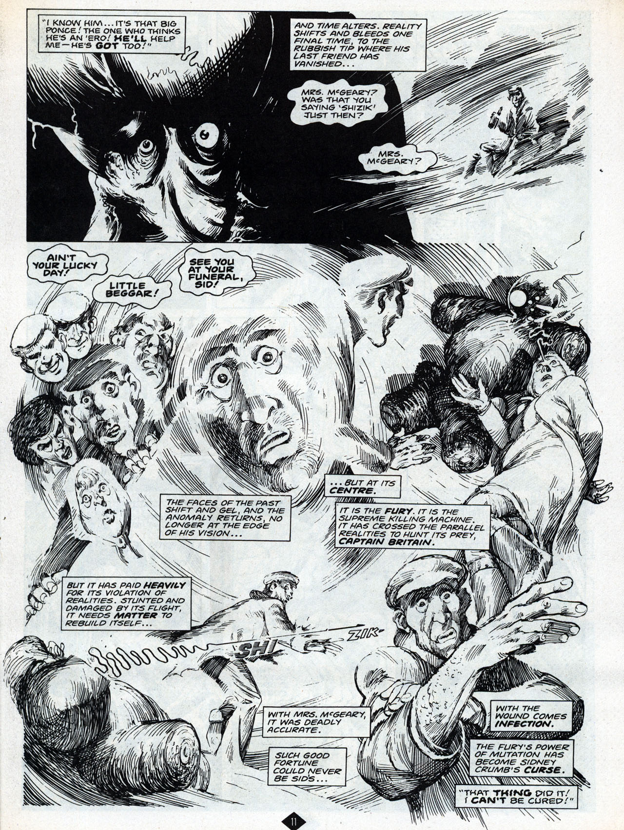 Read online Captain Britain (1985) comic -  Issue #4 - 11