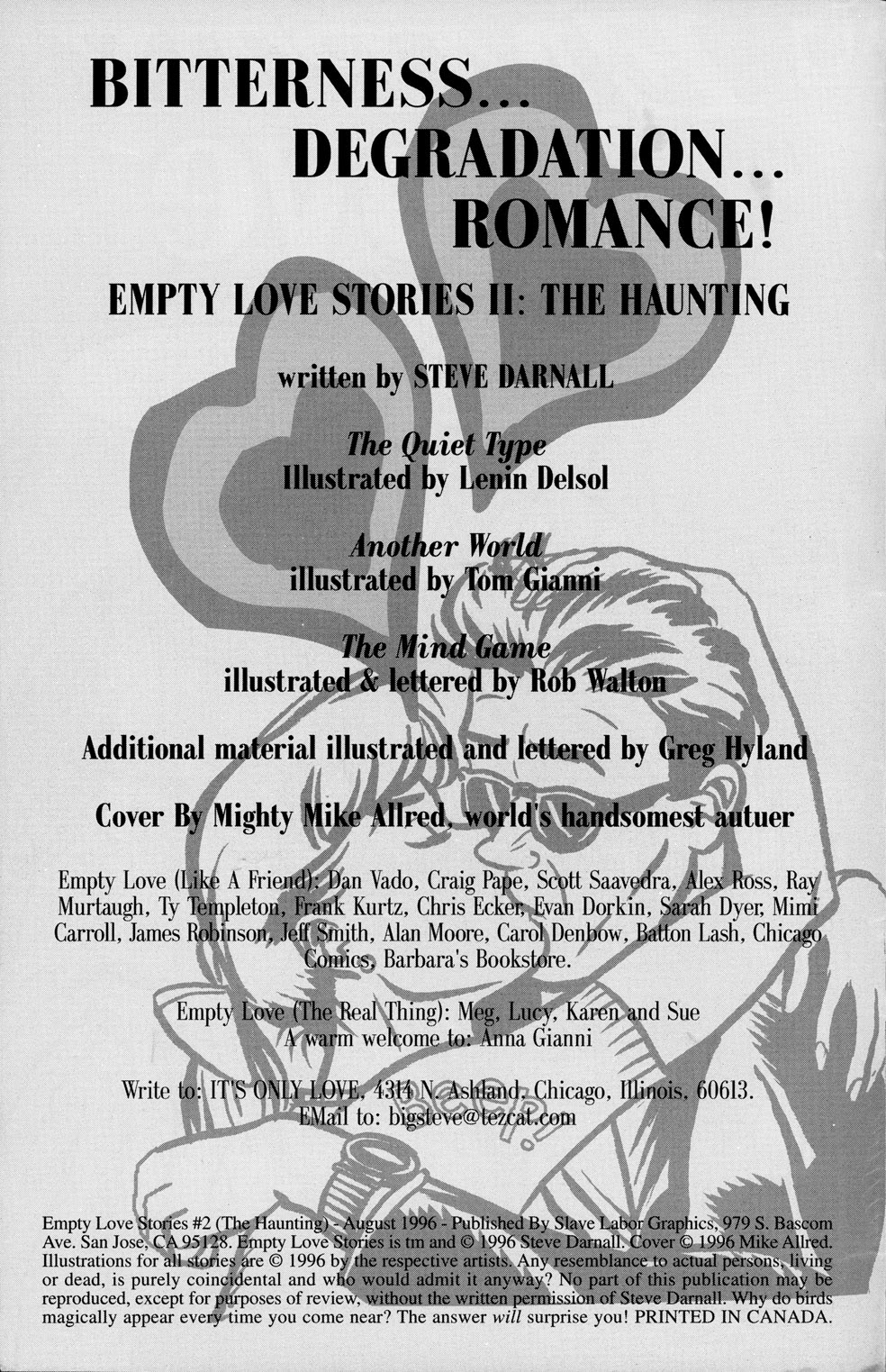 Read online Empty Love Stories comic -  Issue #2 - 2