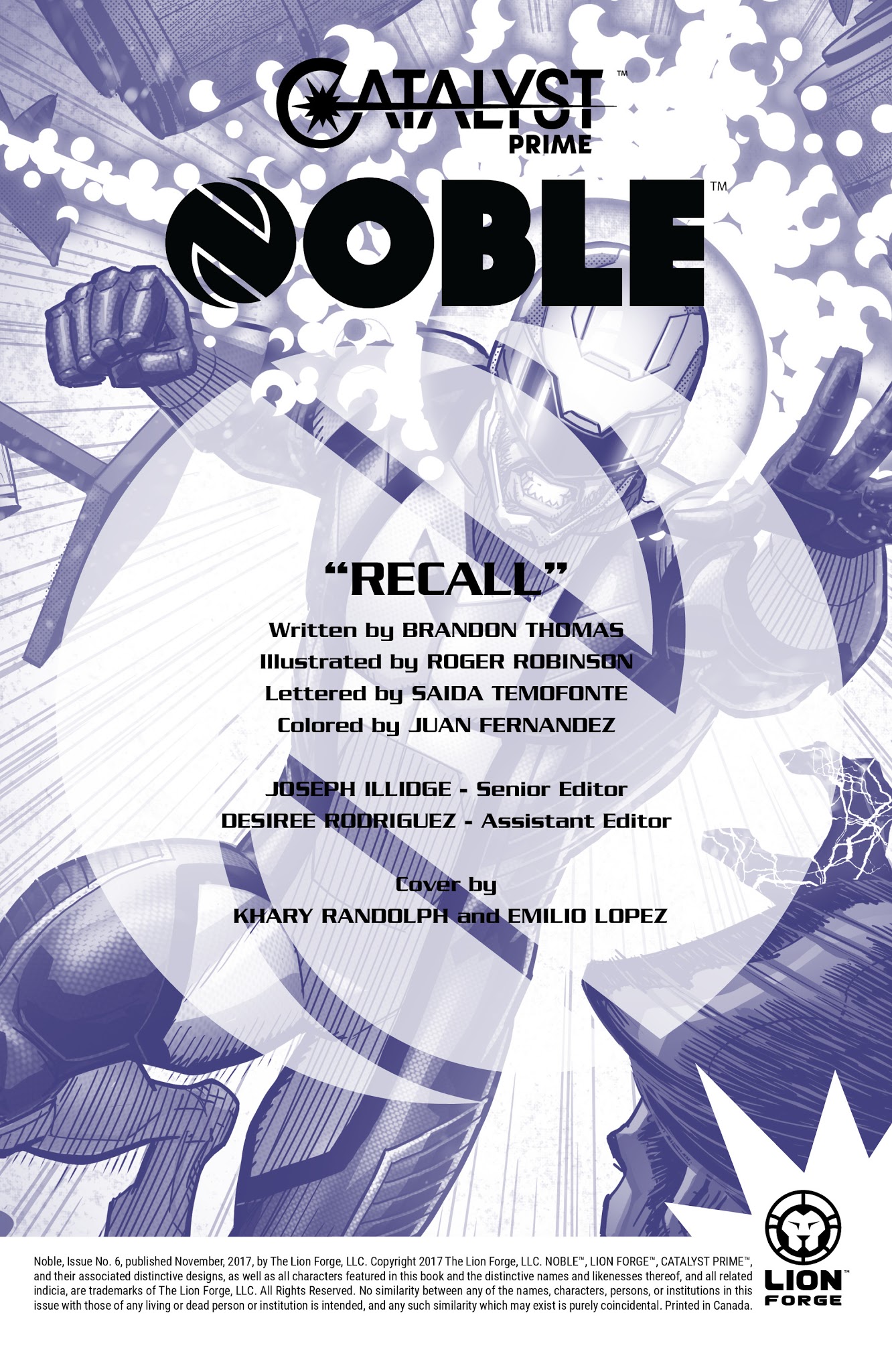 Read online Noble comic -  Issue #6 - 2