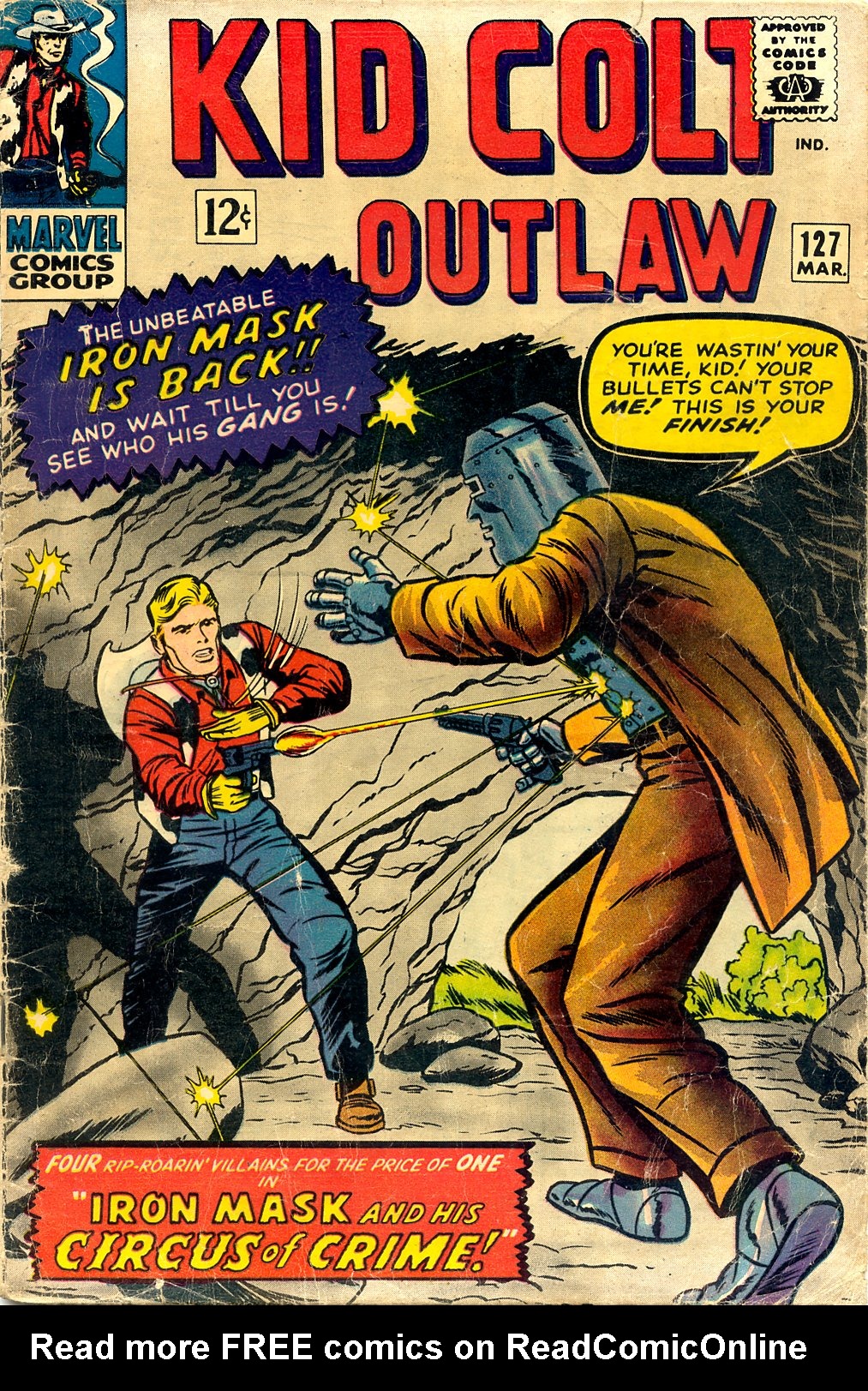 Read online Kid Colt Outlaw comic -  Issue #127 - 1