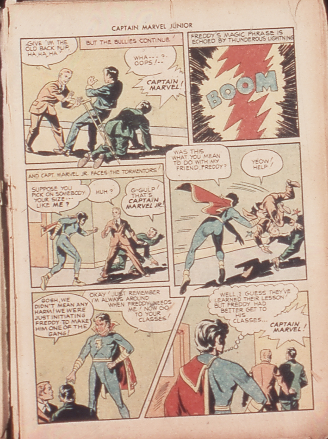 Read online Captain Marvel, Jr. comic -  Issue #13 - 7