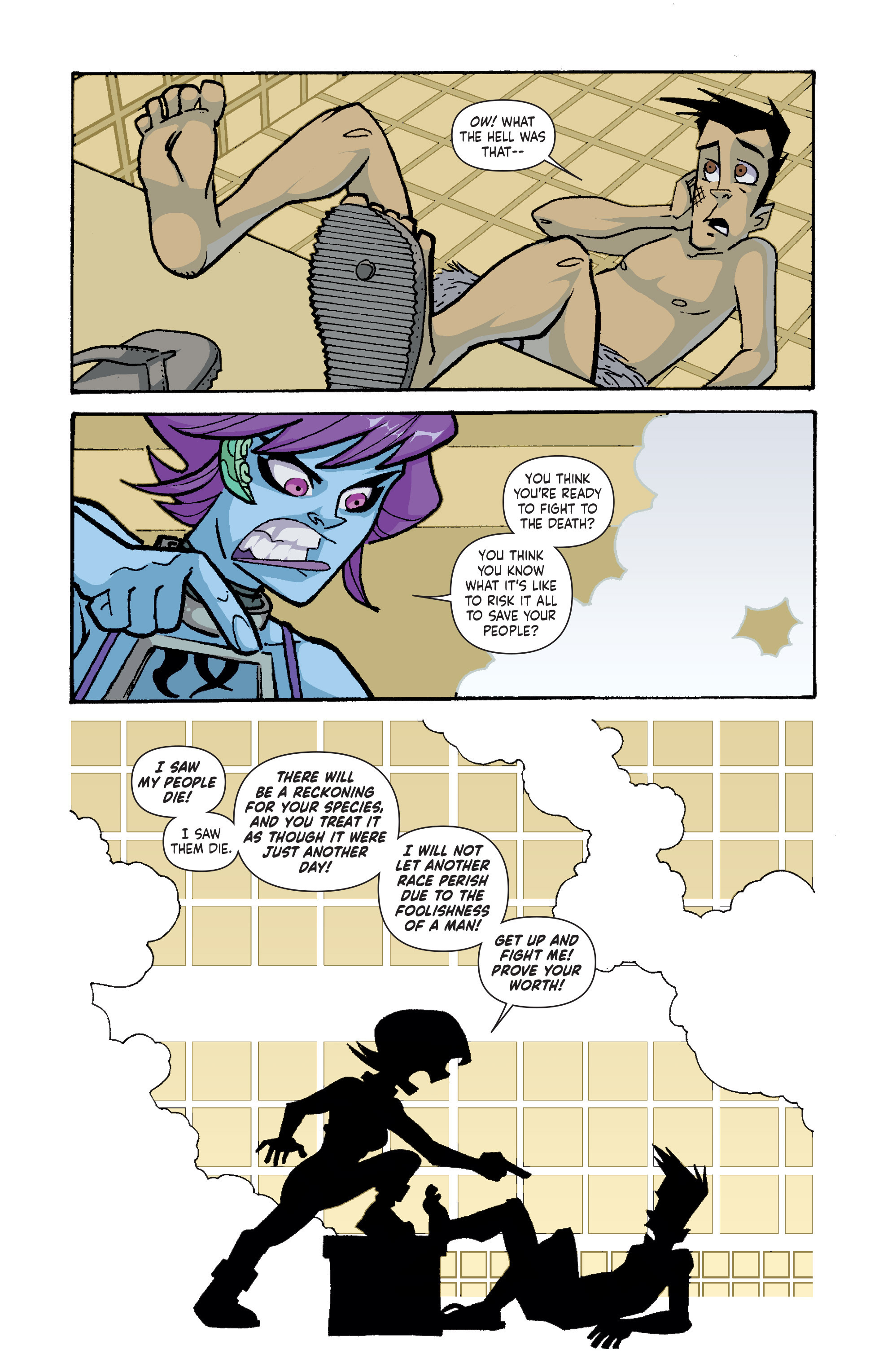 Read online Jeff Steinberg Champion of Earth comic -  Issue #4 - 16