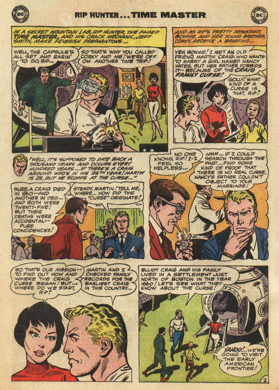 Read online Rip Hunter...Time Master comic -  Issue #1 - 3