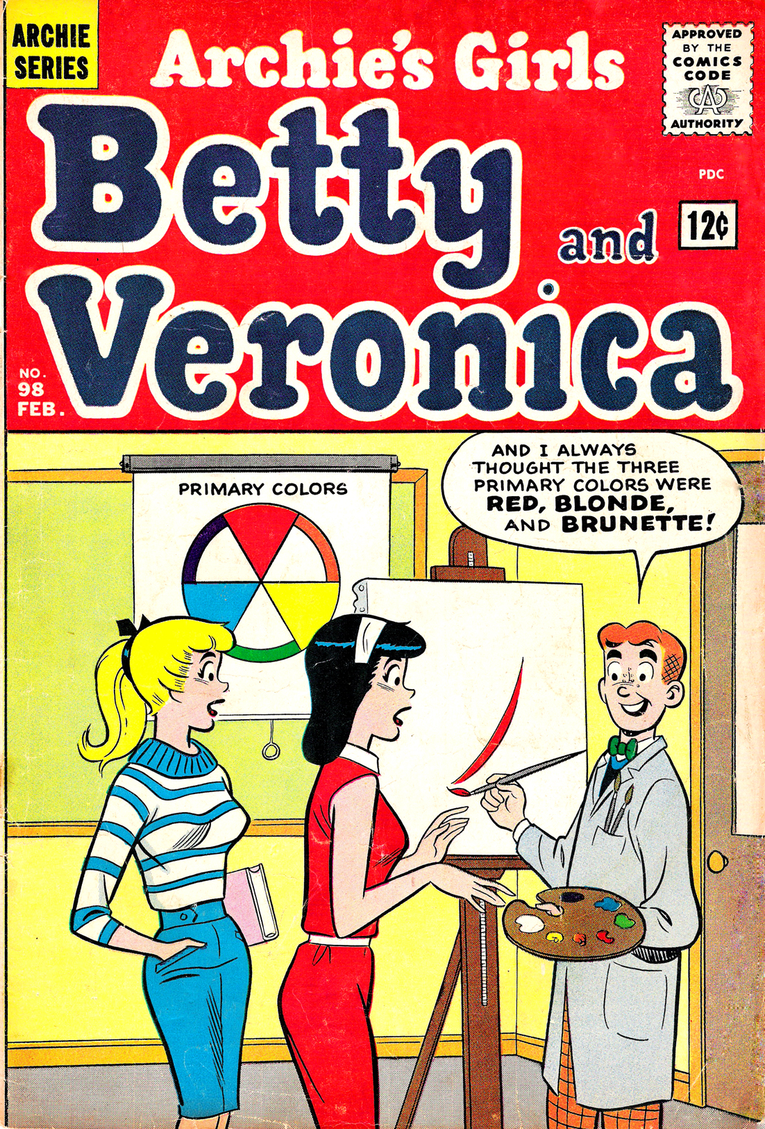 Read online Archie's Girls Betty and Veronica comic -  Issue #98 - 1