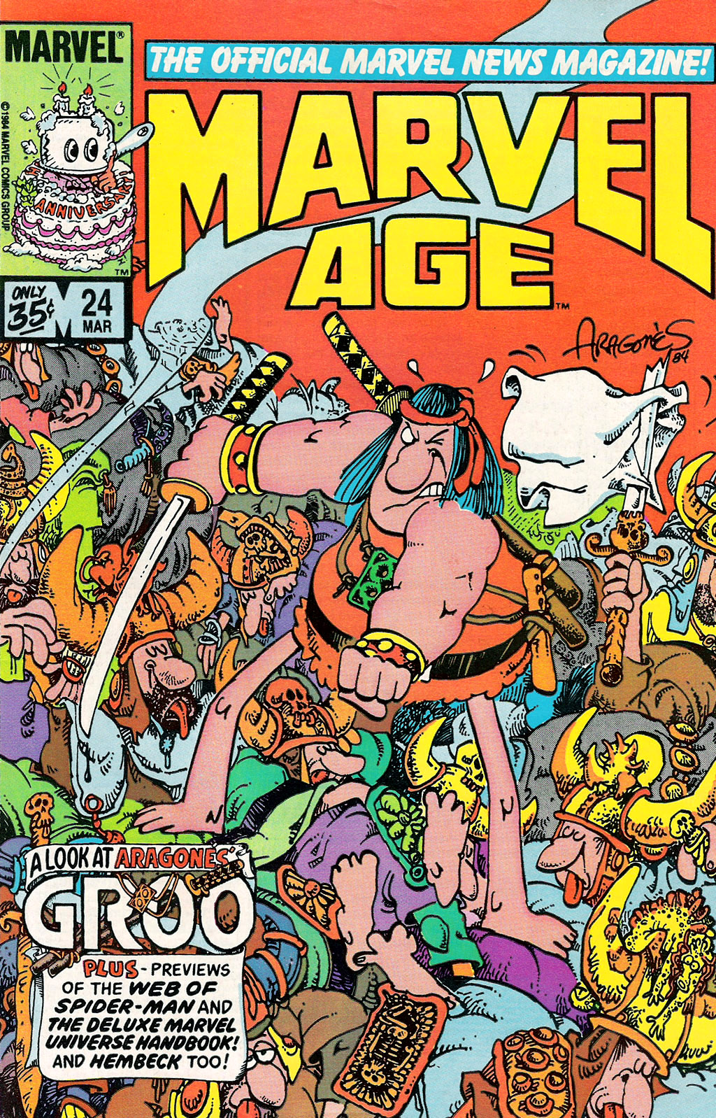 Read online Marvel Age comic -  Issue #24 - 1