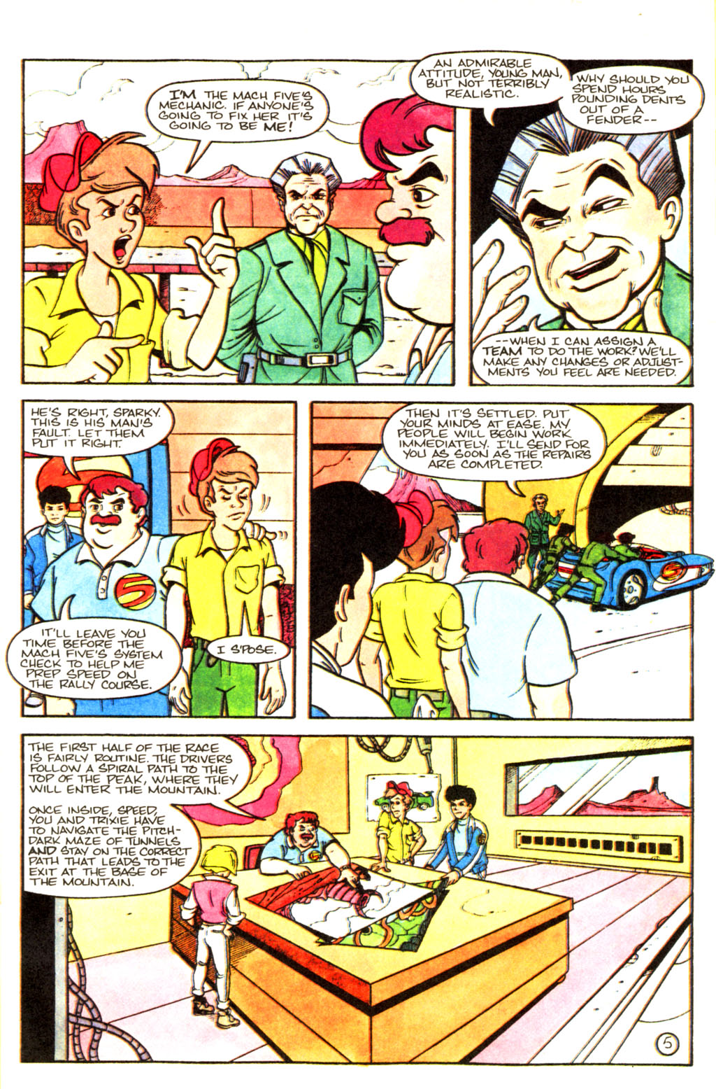 Read online The New Adventures of Speed Racer comic -  Issue #0 - 6