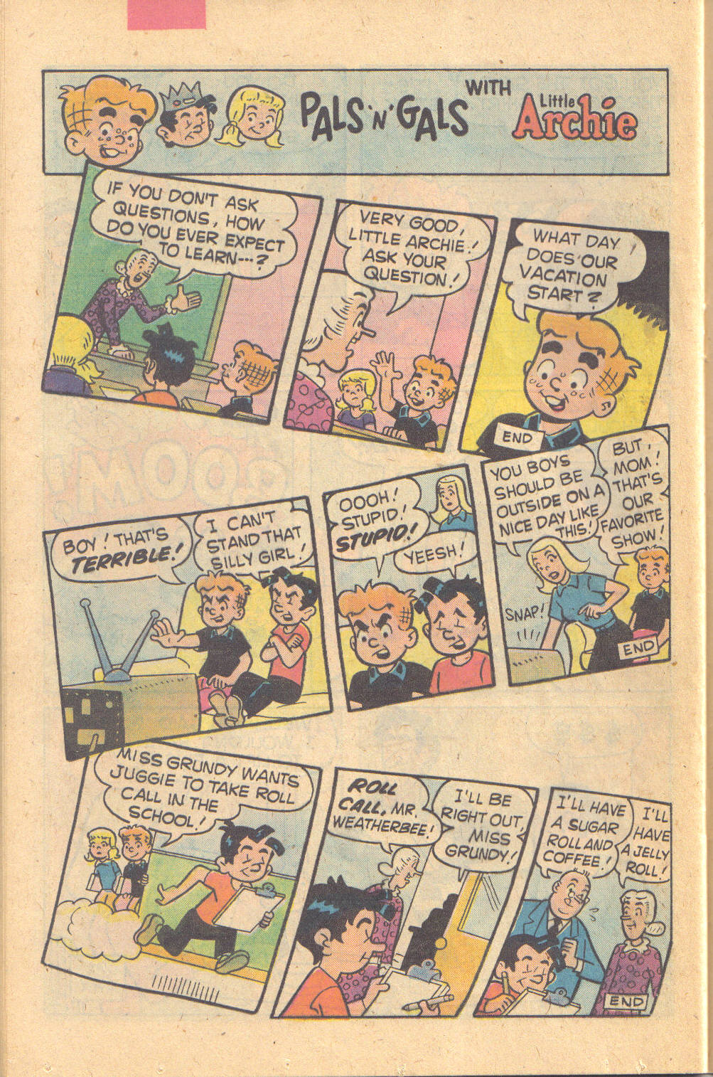 Read online Archie's TV Laugh-Out comic -  Issue #70 - 24