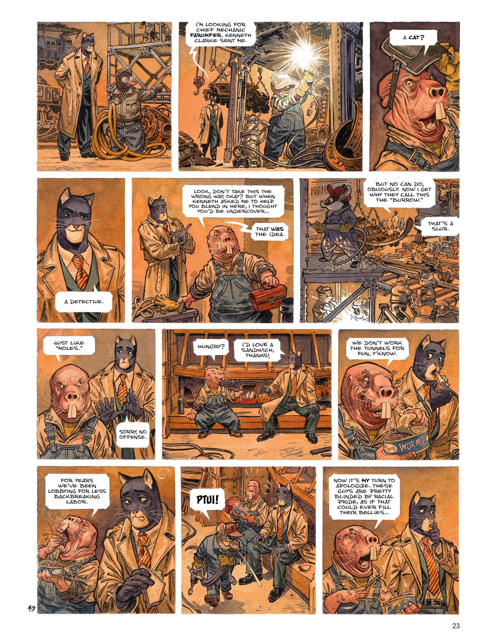 Read online Blacksad: They All Fall Down · Part One comic -  Issue # TPB - 25