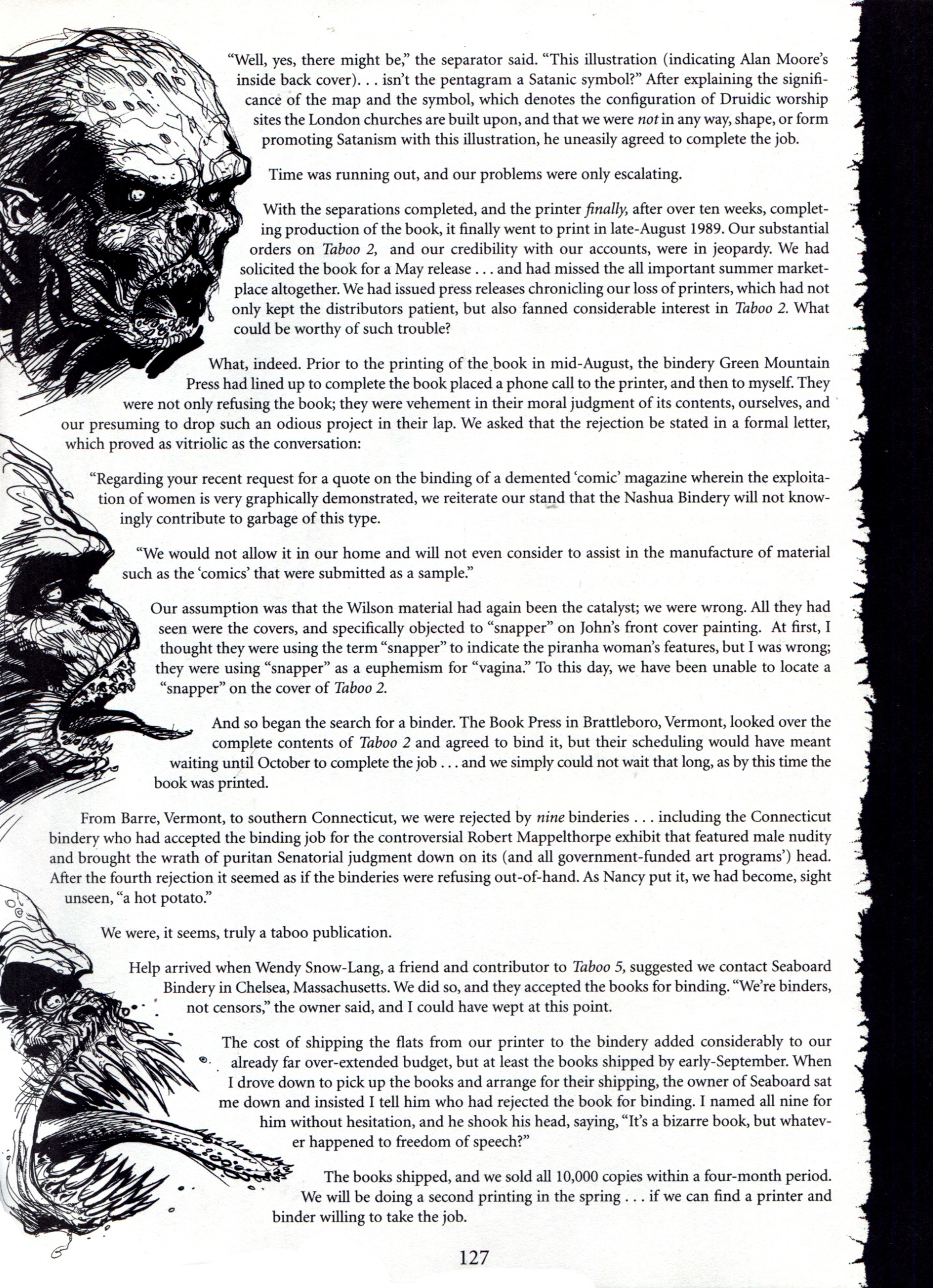 Read online Taboo comic -  Issue #9 - 129