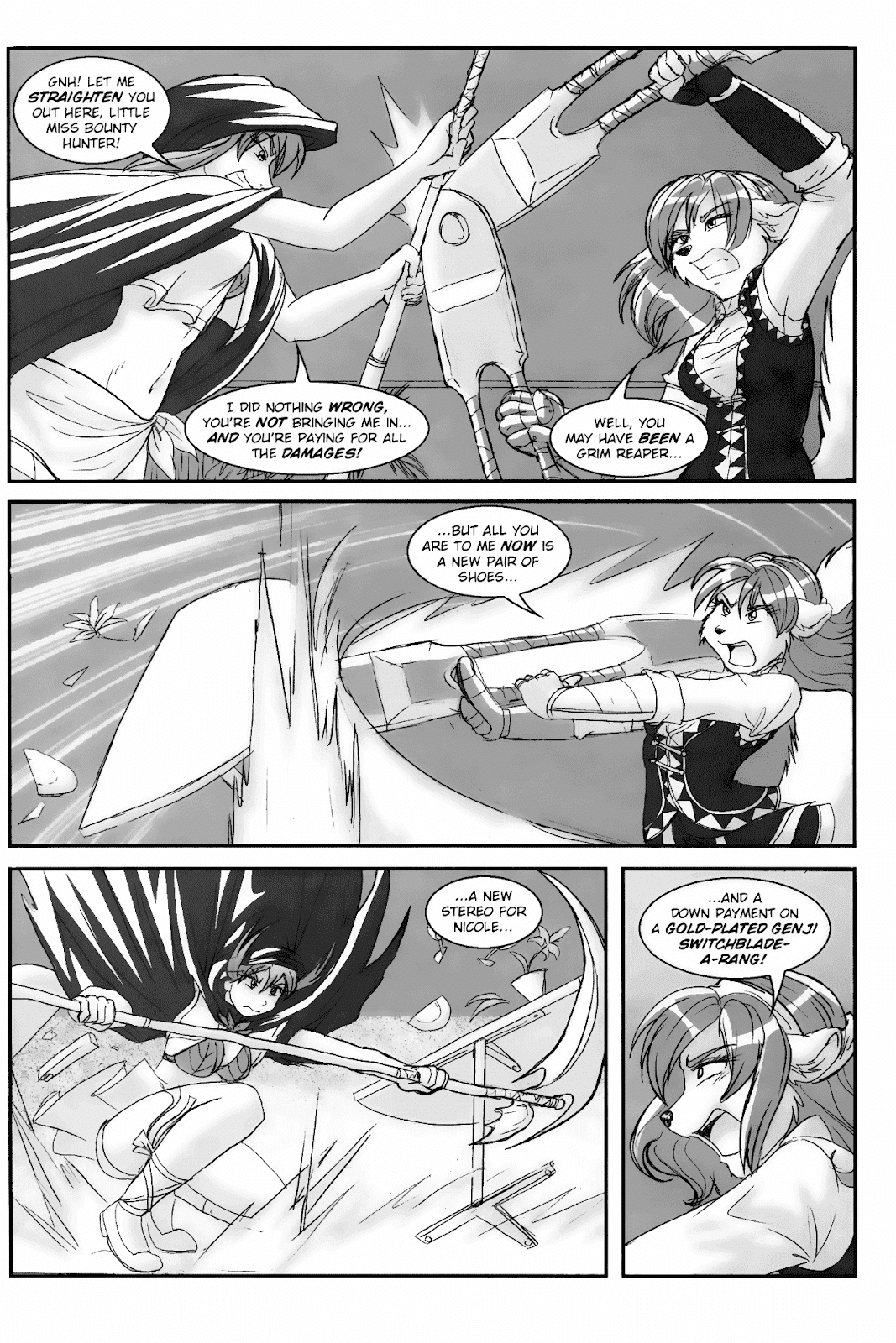 Gold Digger/Ninja High School: Maidens of Twilight issue 1 - Page 22