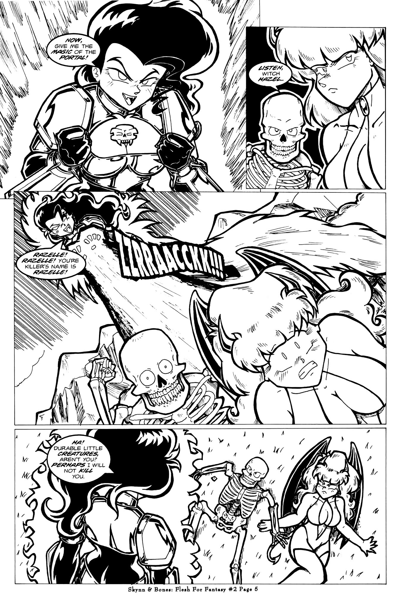 Read online Skynn & Bones: Flesh for Fantasy comic -  Issue #2 - 7