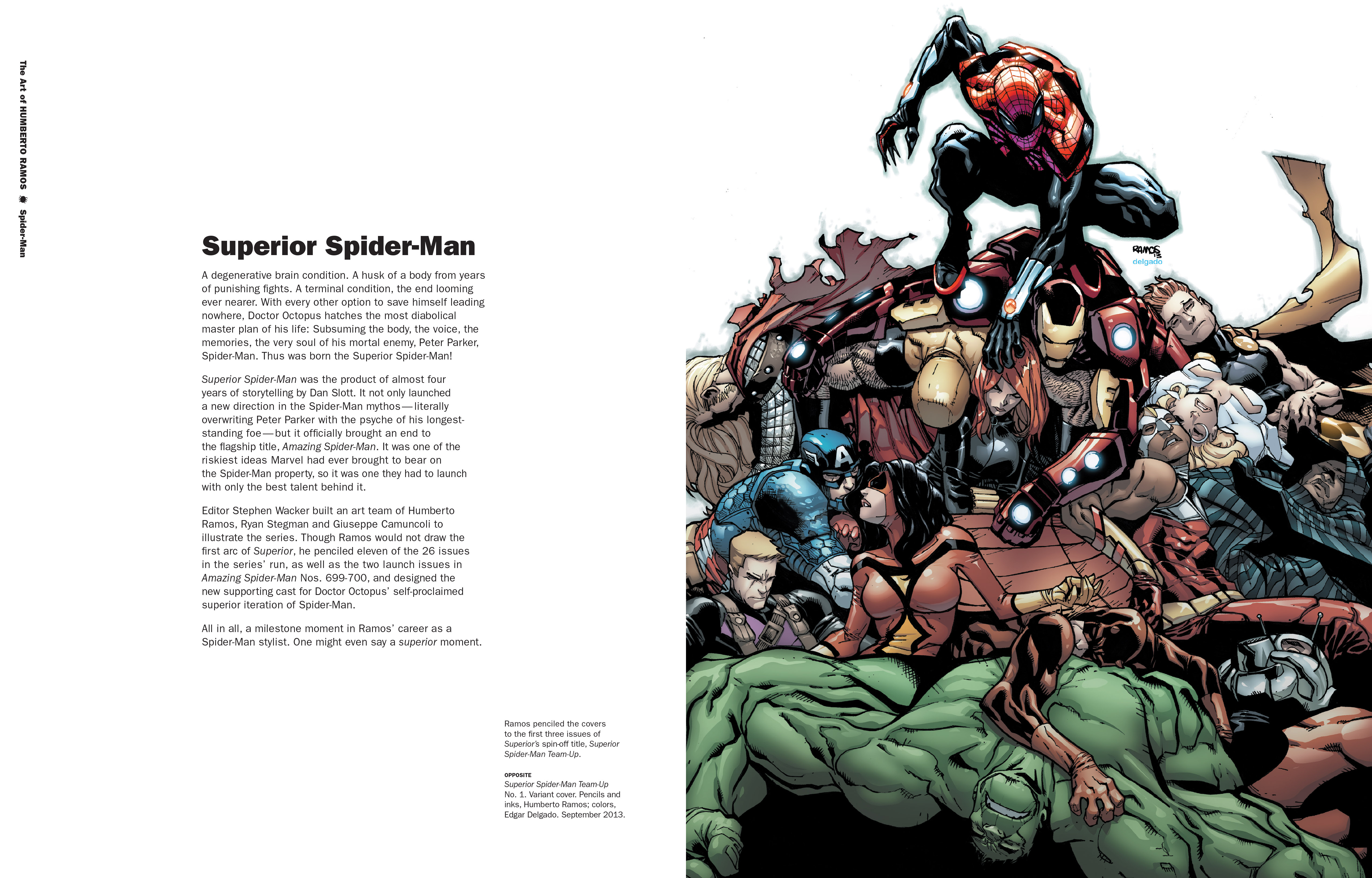 Read online Marvel Monograph: The Art of Humberto Ramos: Spider-Man comic -  Issue # TPB - 45
