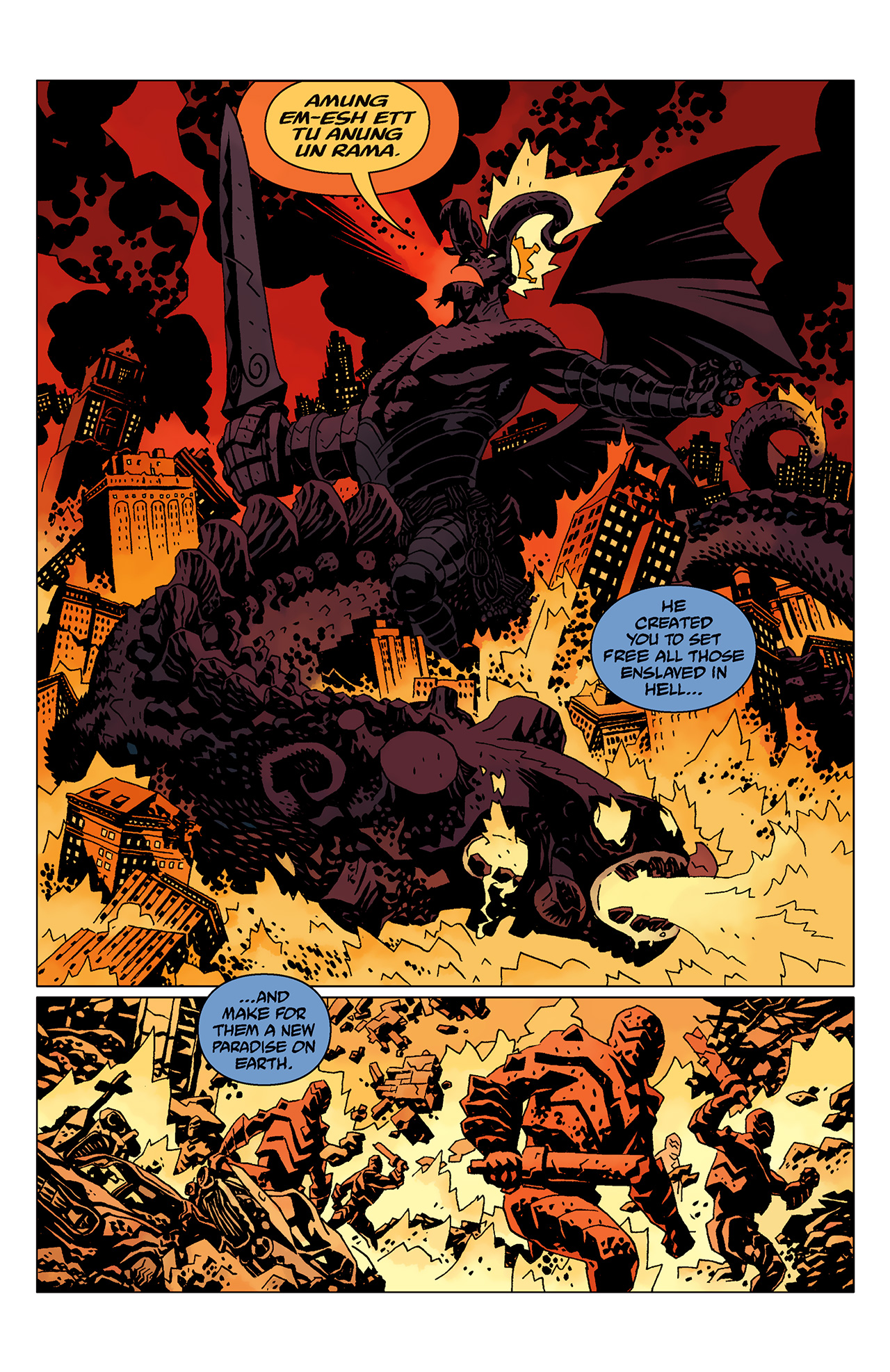 Read online Hellboy: The Wild Hunt comic -  Issue #7 - 14