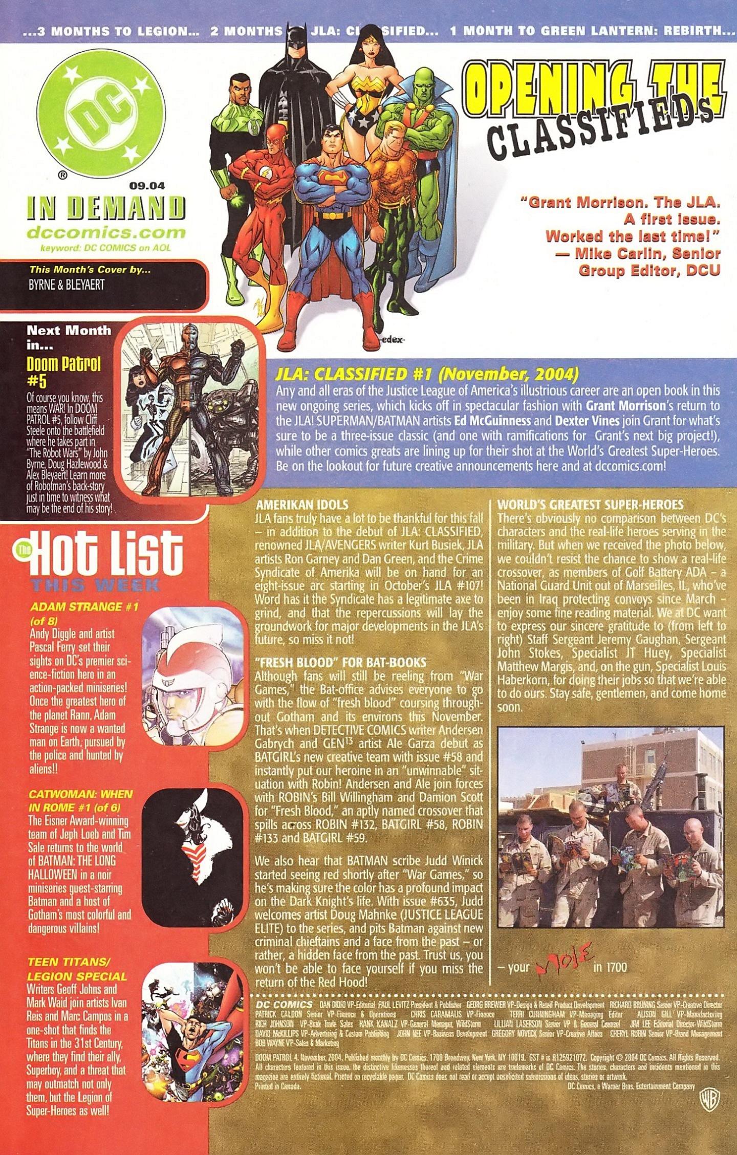 Read online Doom Patrol (2004) comic -  Issue #4 - 32